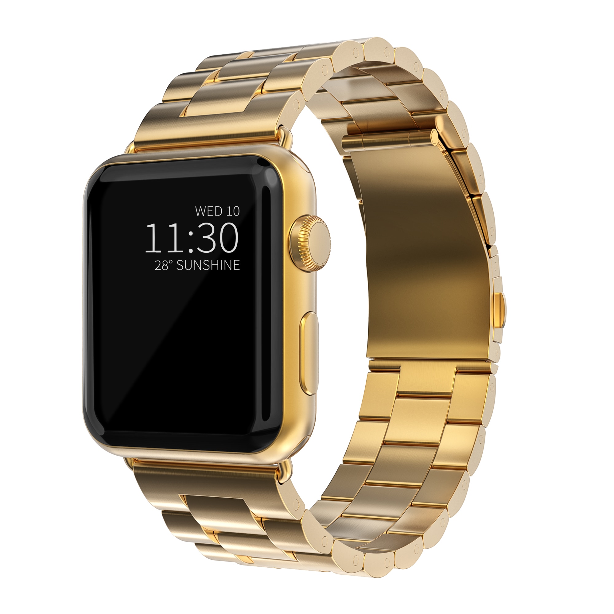 Apple Watch 41mm Series 9 Metalen Armband goud