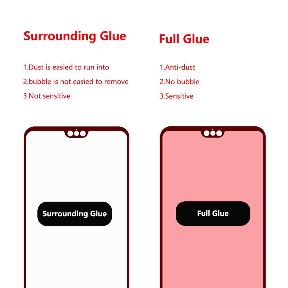 Full Glue Tempered Glass Huawei P20 Pro Zwart