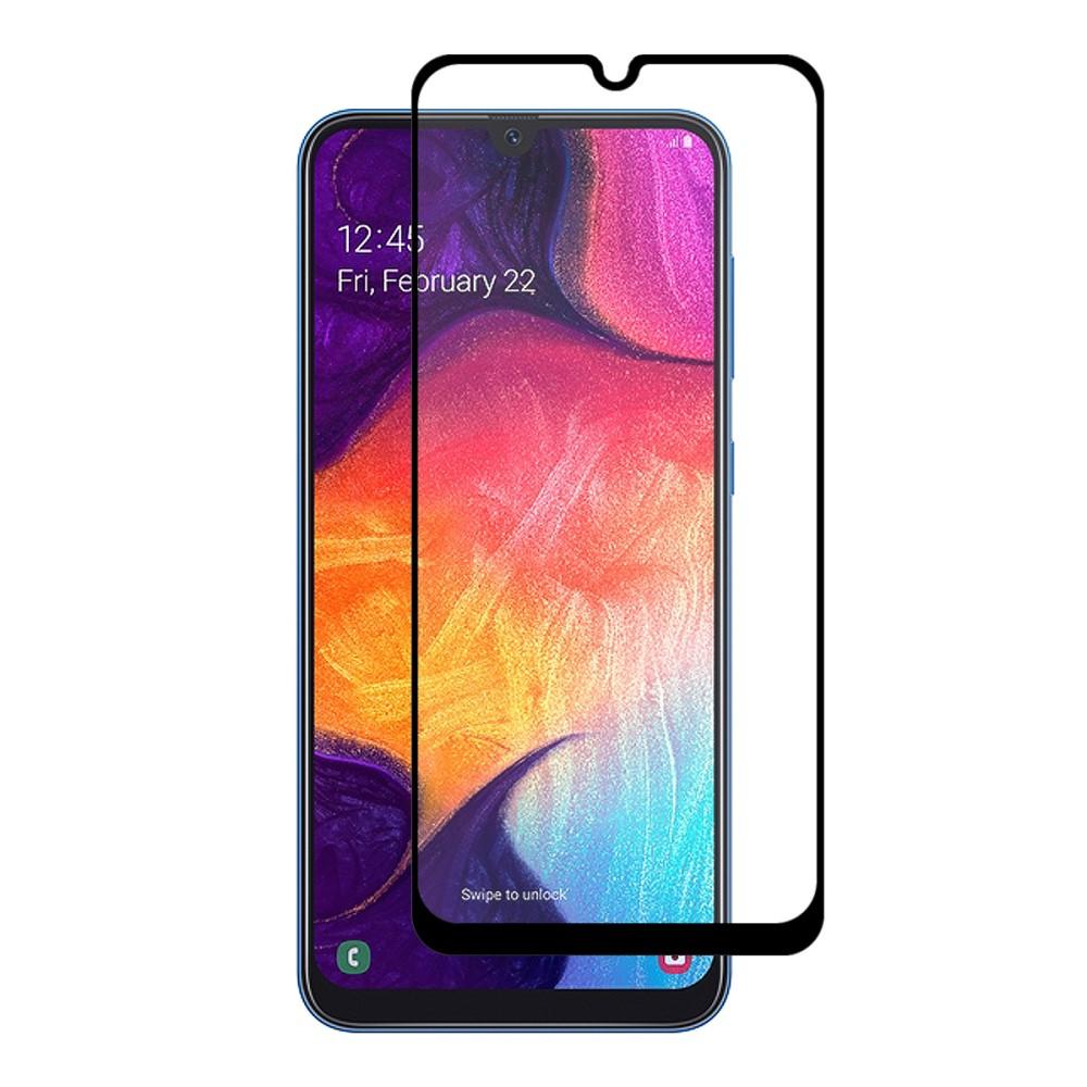 Full Glue Tempered Glass Samsung Galaxy A50 Zwart