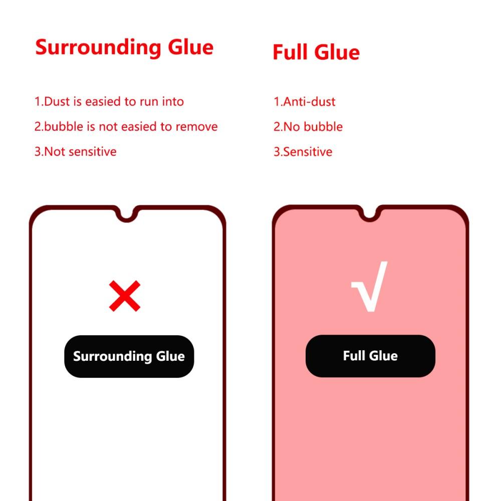 Full Glue Tempered Glass Samsung Galaxy A50 Zwart