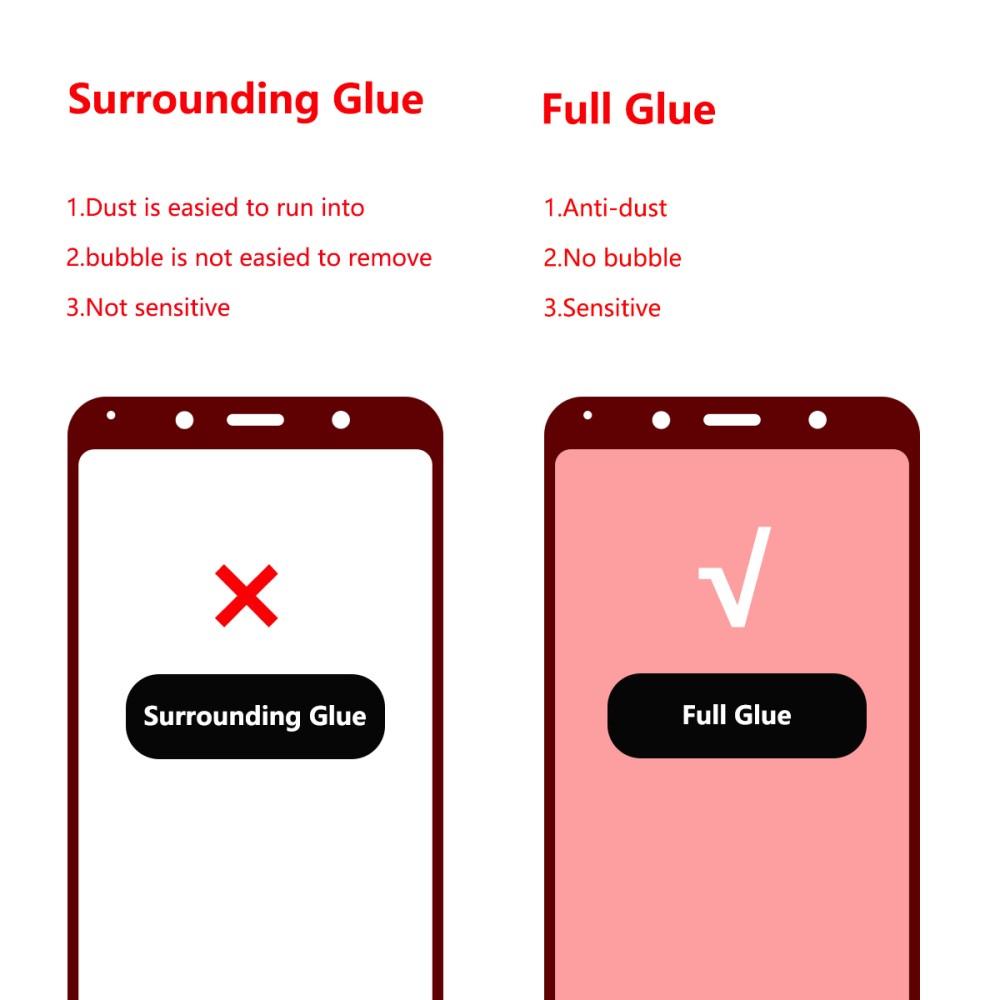 Full Glue Tempered Glass Xiaomi Redmi 7A Zwart