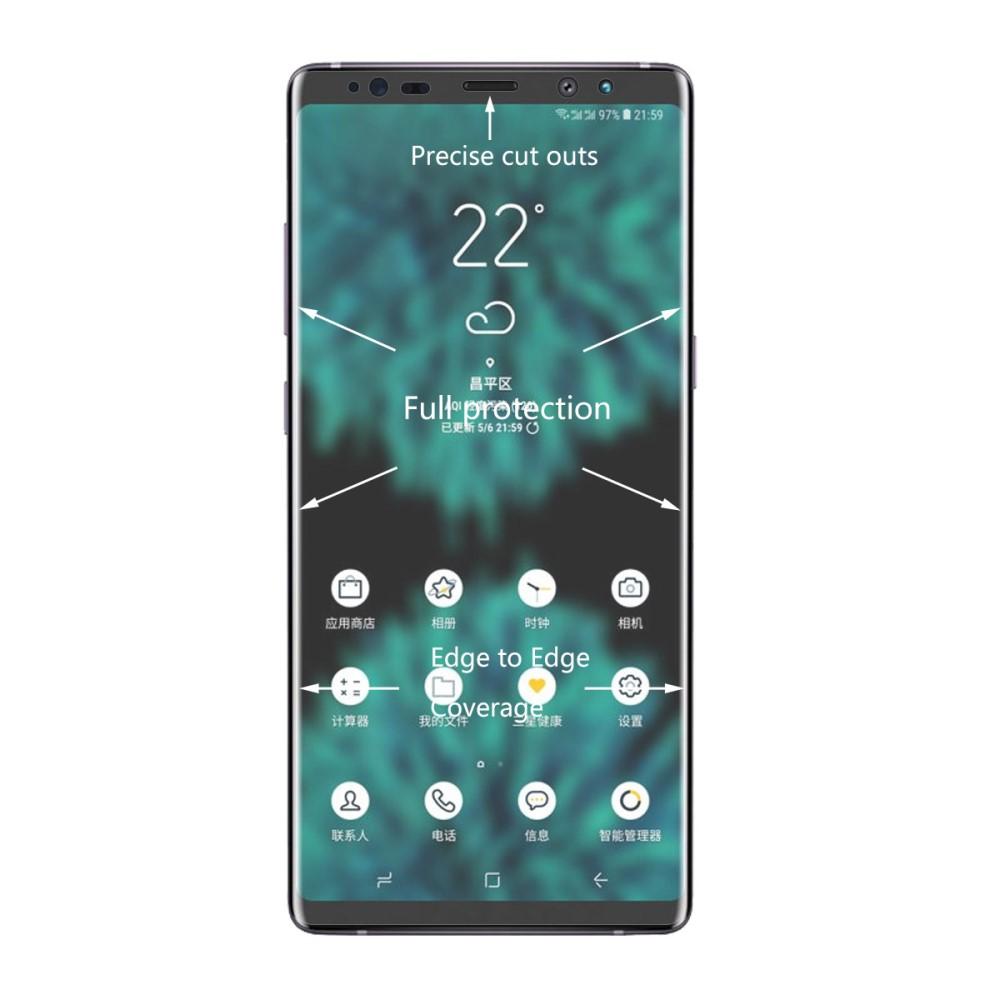 Full-cover Curved Screenprotector Samsung Galaxy Note 9