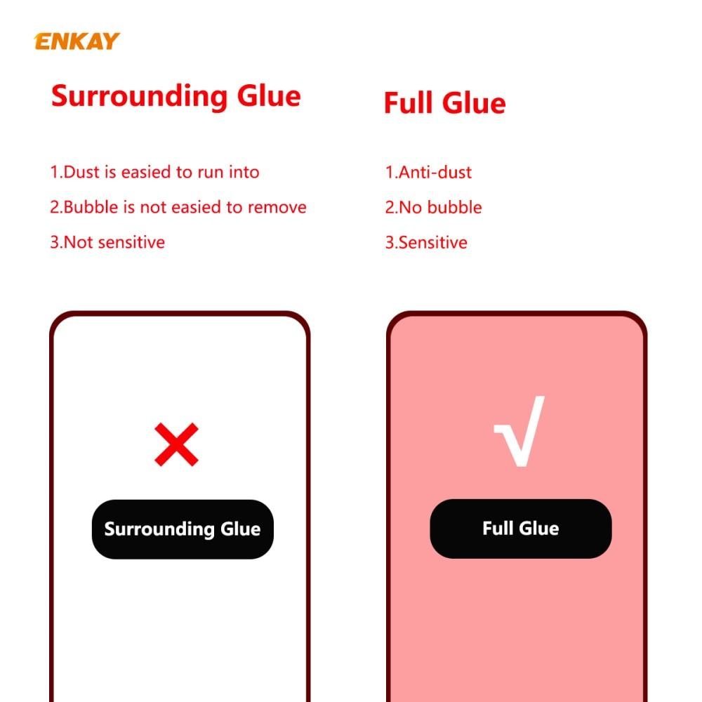 Full Glue Tempered Glass OnePlus Nord Zwart