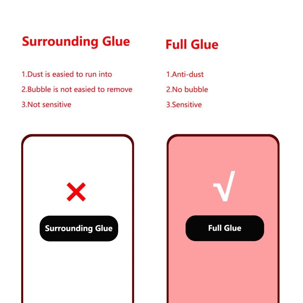 Full Glue Tempered Glass Samsung Galaxy S21 Zwart