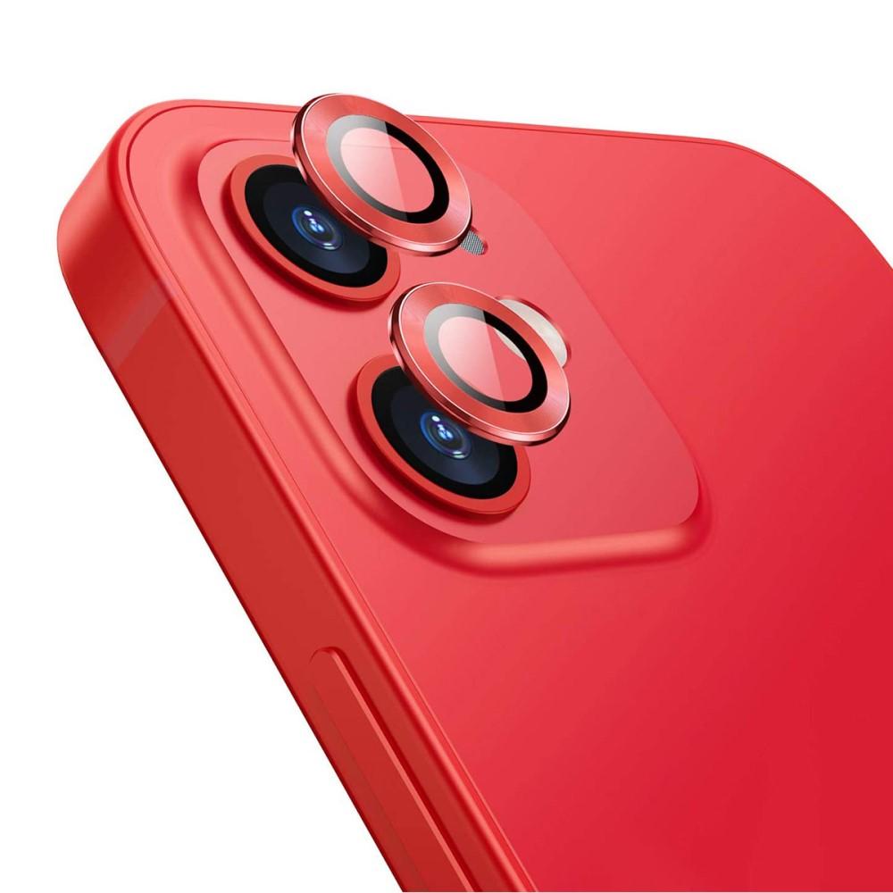 Gehard Glas Camera Protector Aluminium iPhone 12/12 Mini Rood