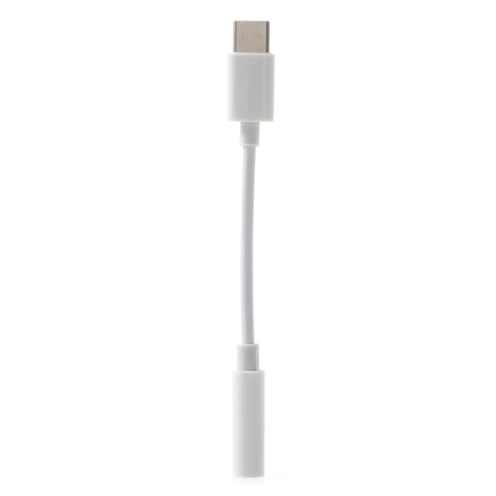 Koptelefoonadapter USB-C naar 3,5mm Wit