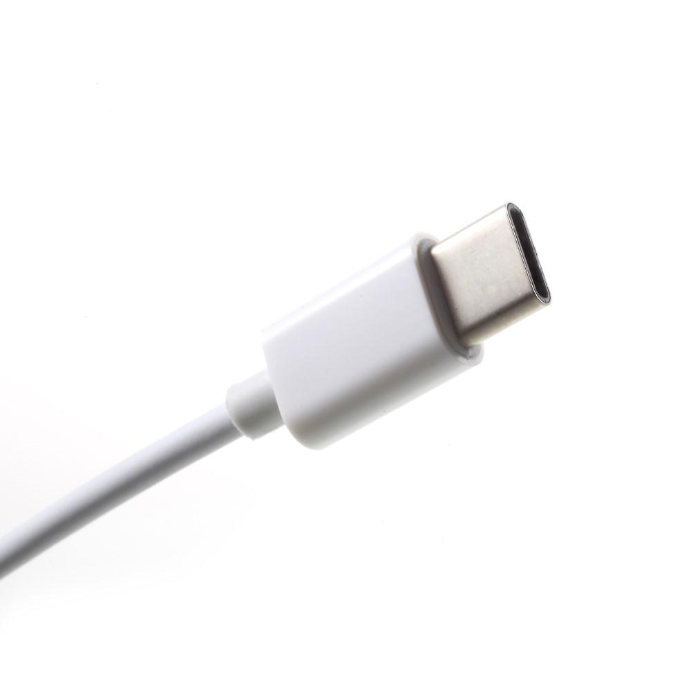 Koptelefoonadapter USB-C naar 3,5mm Wit