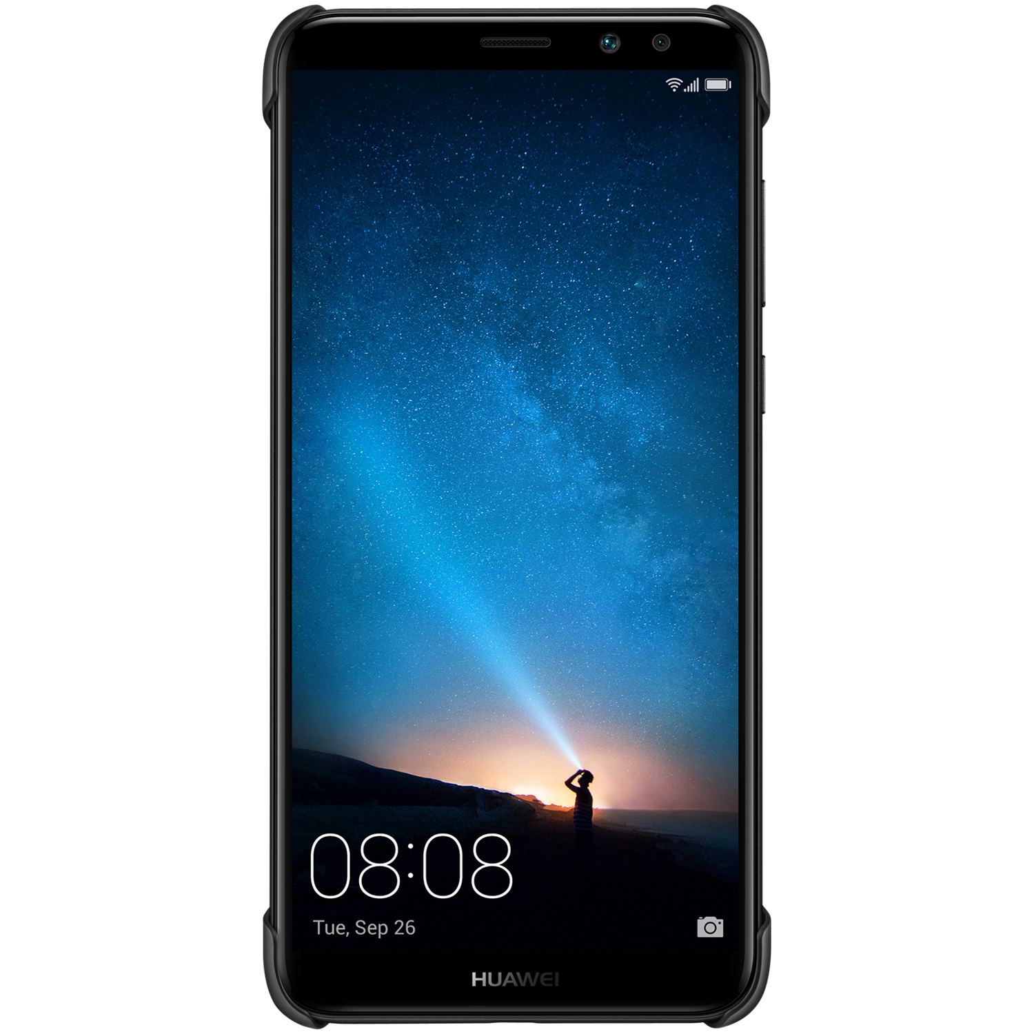 PU Case Huawei Mate 10 Lite Zwart