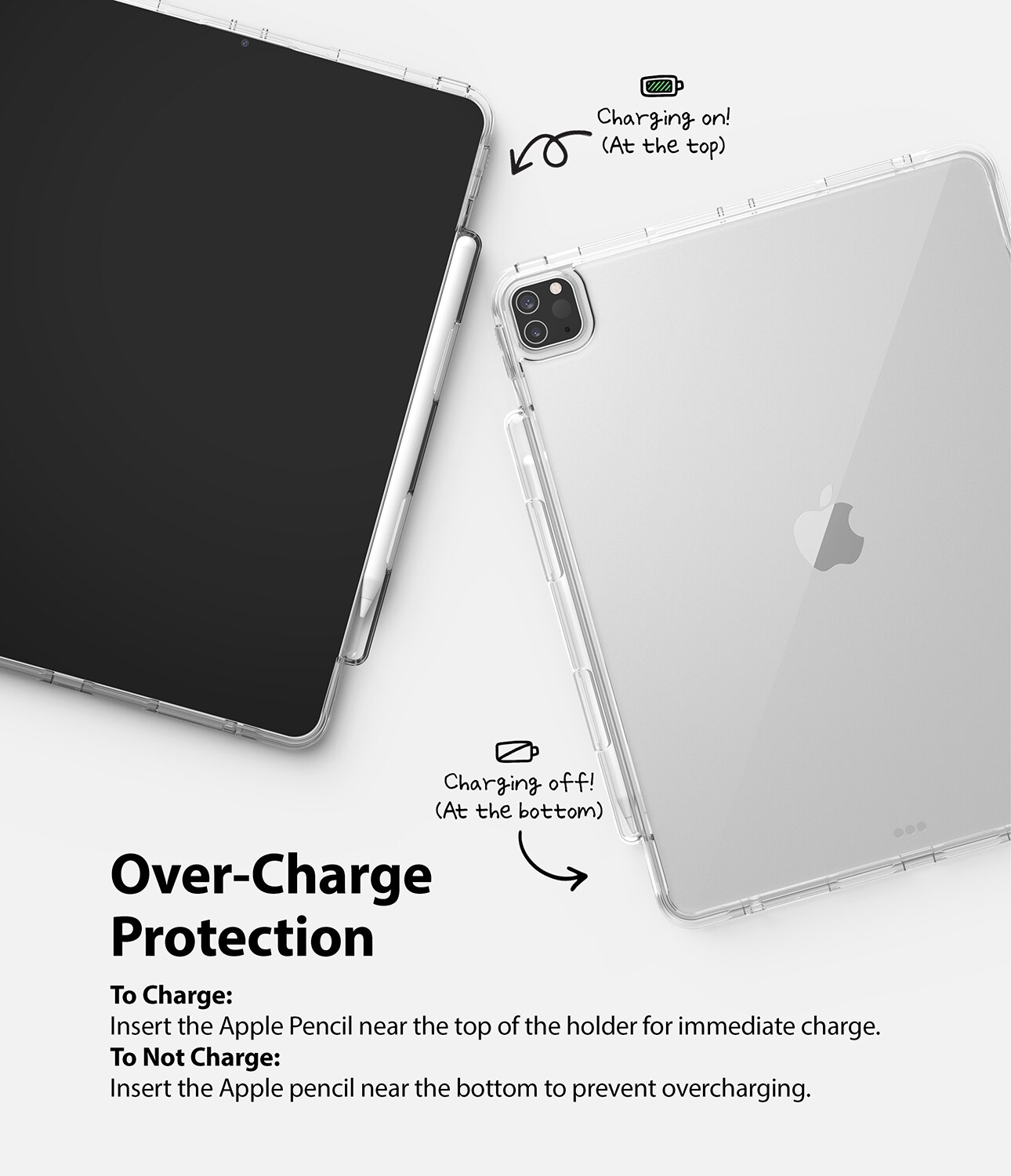 Fusion Plus Case iPad Pro 12.9 6th Gen (2022) Clear