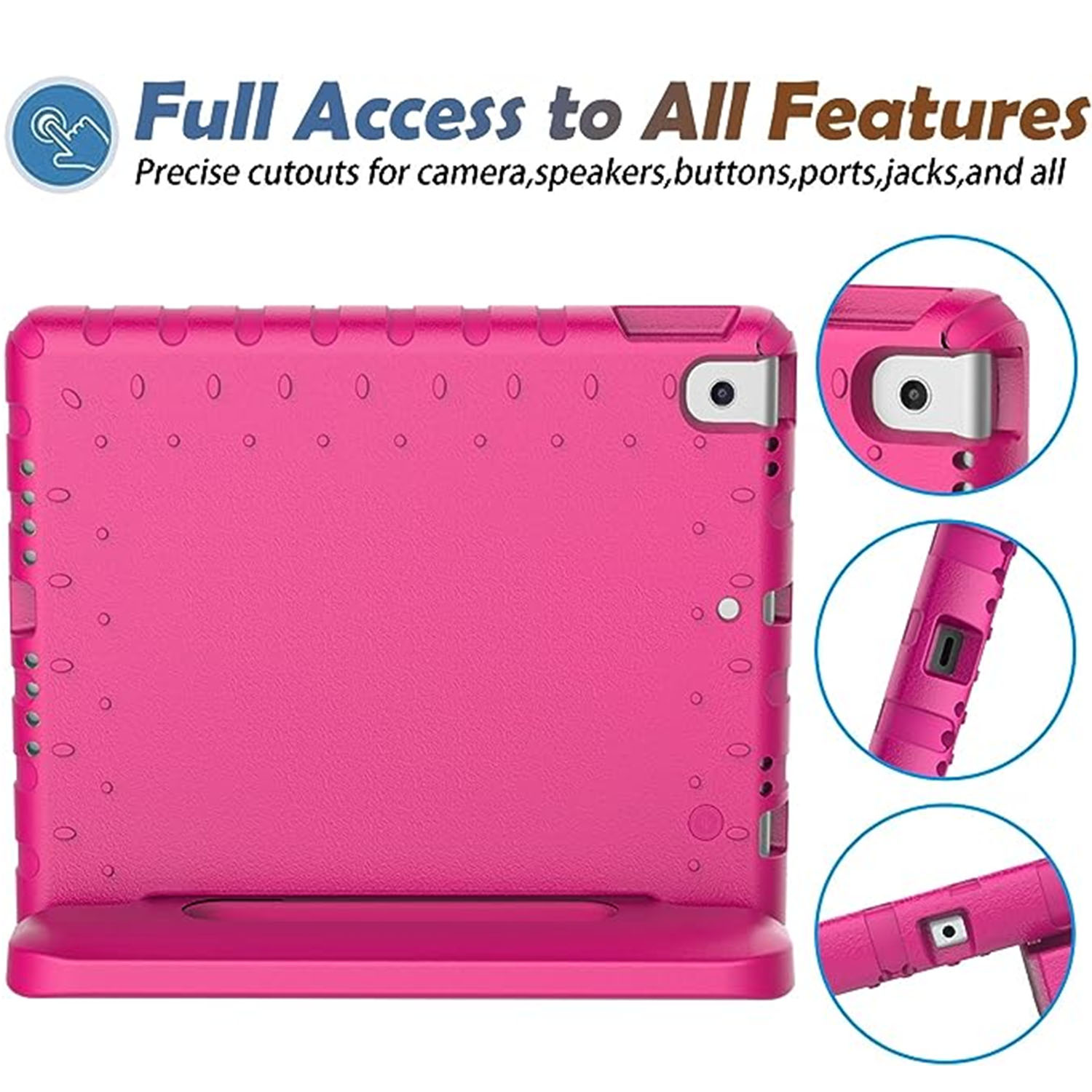 iPad 10.2 8th Gen (2020) Schokbestendig EVA-hoesje roze