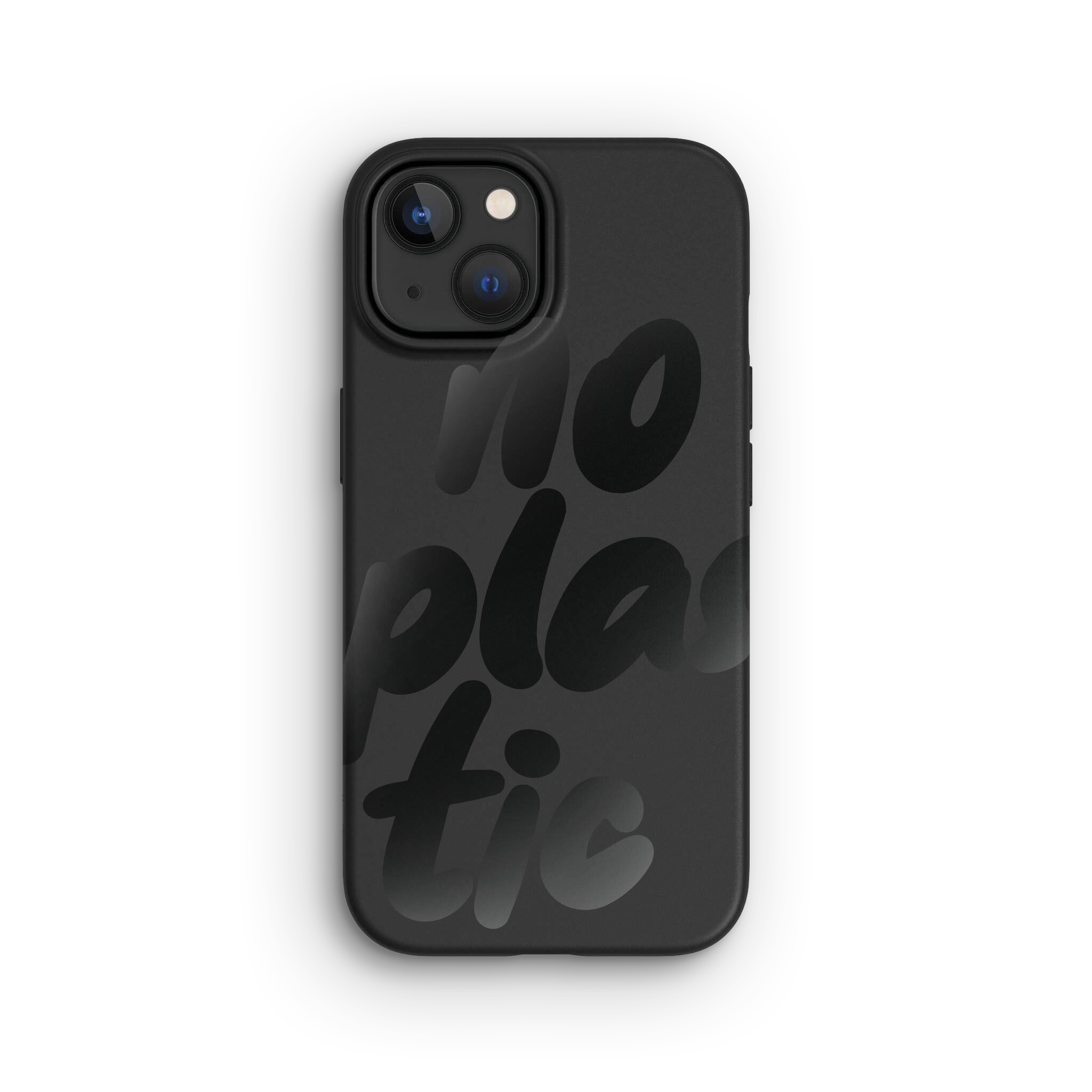 Hoesje iPhone 15, No Plastic Black