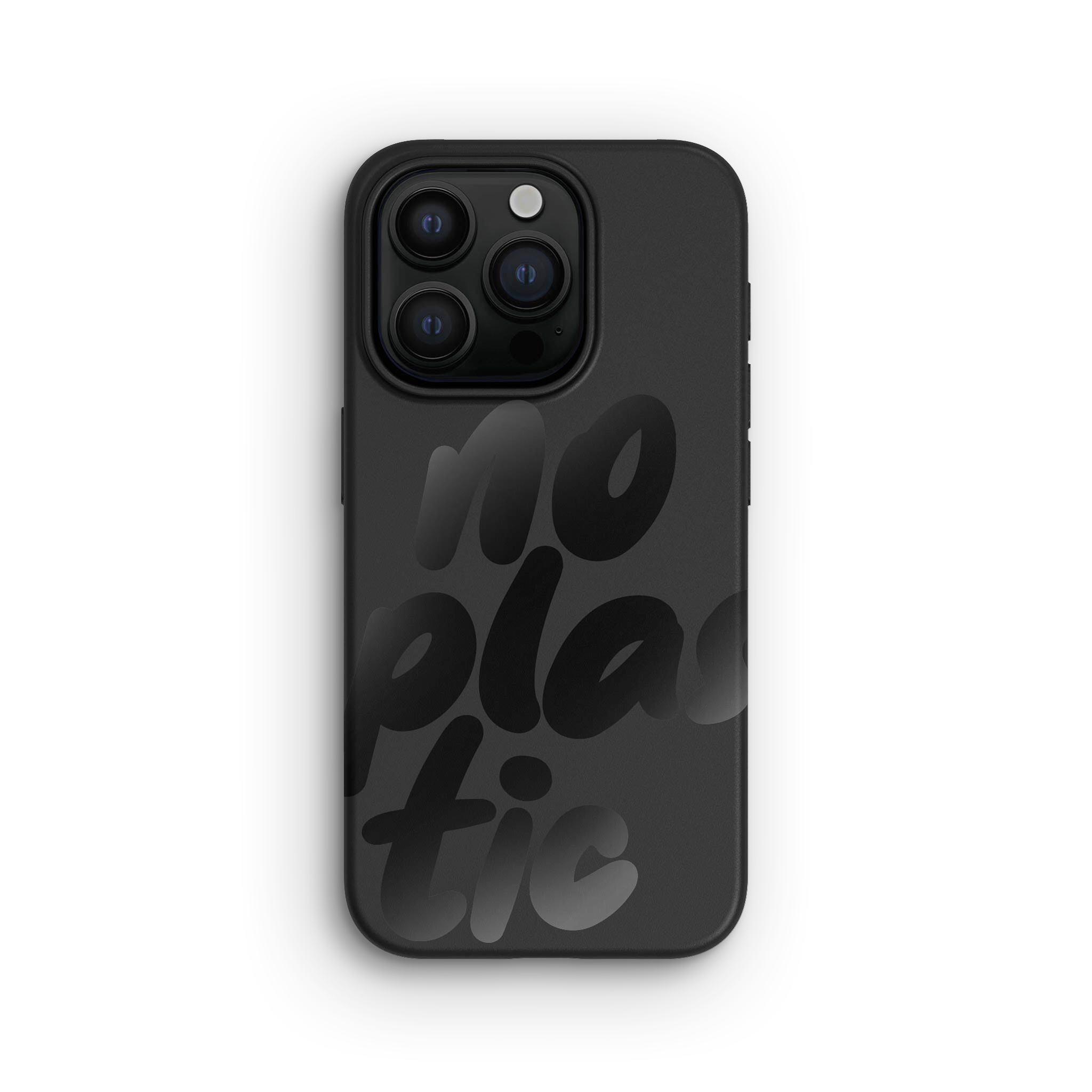 Hoesje iPhone 15 Pro, No Plastic Black
