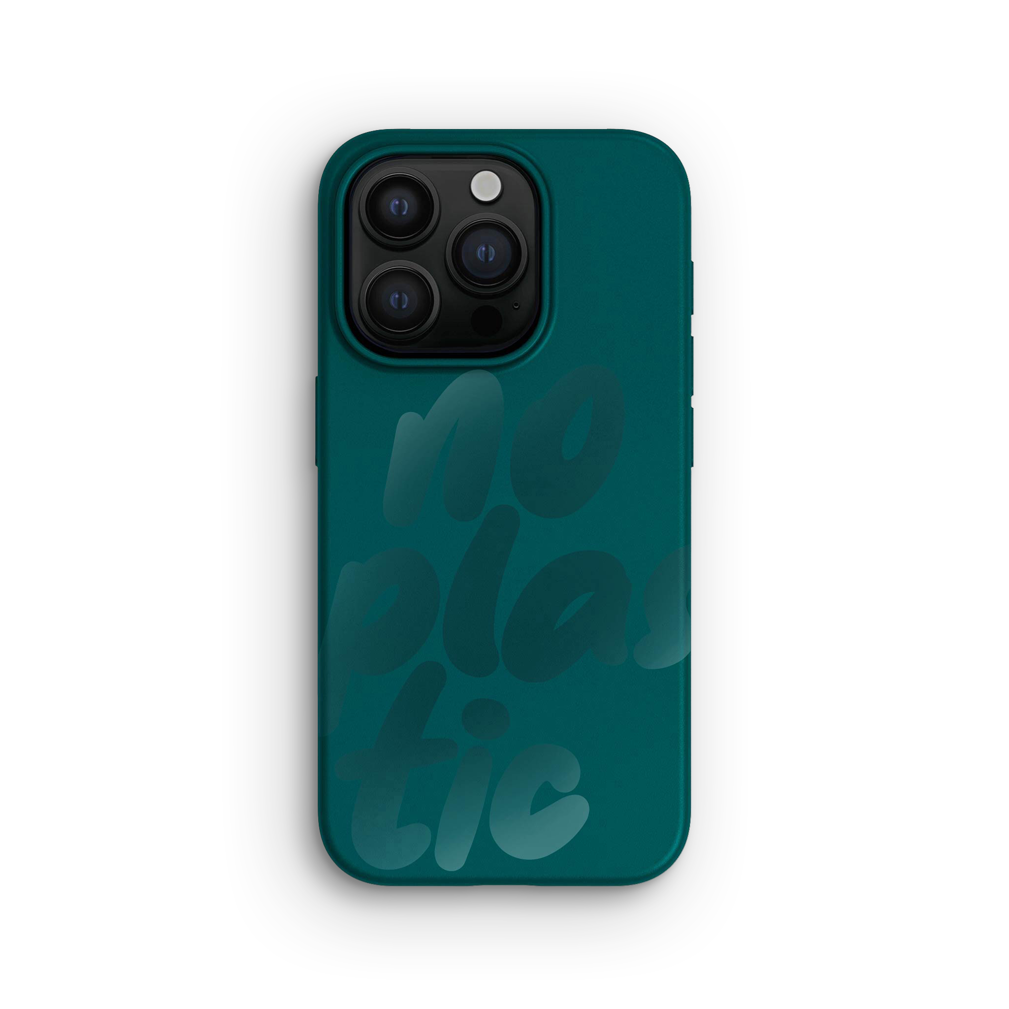 Hoesje iPhone 15 Pro, No Plastic Tropical Green