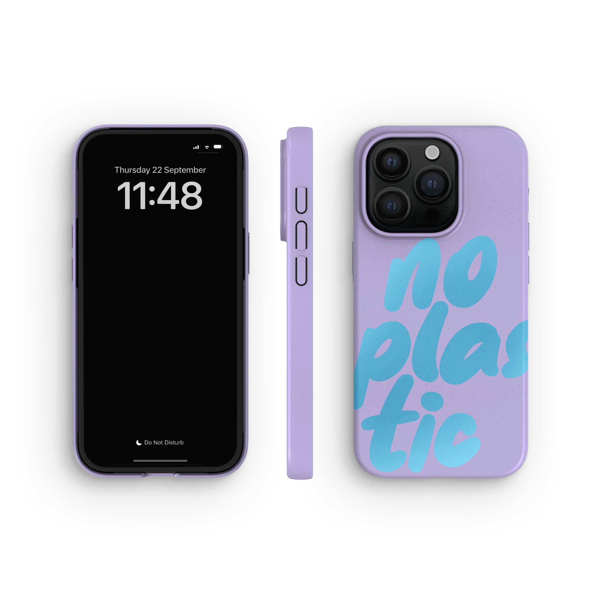Hoesje iPhone 15 Pro, No Plastic Lilac