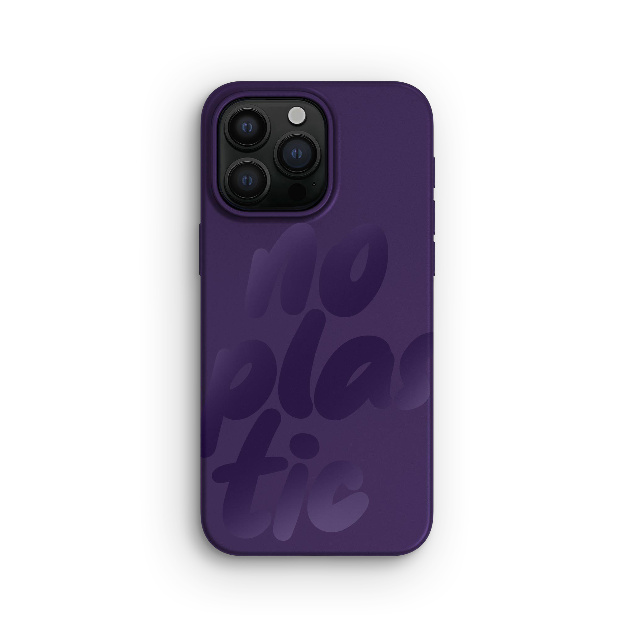 Hoesje iPhone 15 Pro Max, No Plastic Blackberry Purple