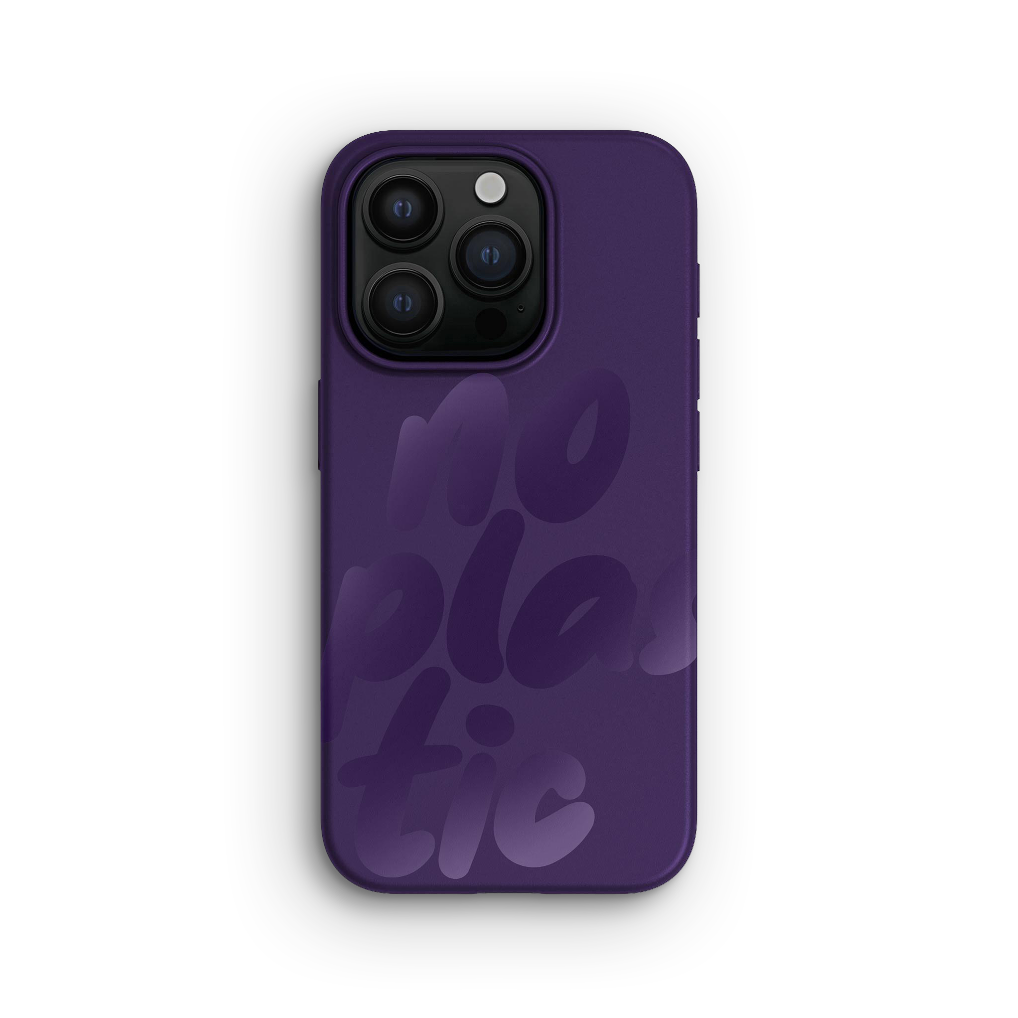 Hoesje iPhone 15 Pro, No Plastic Blackberry Purple