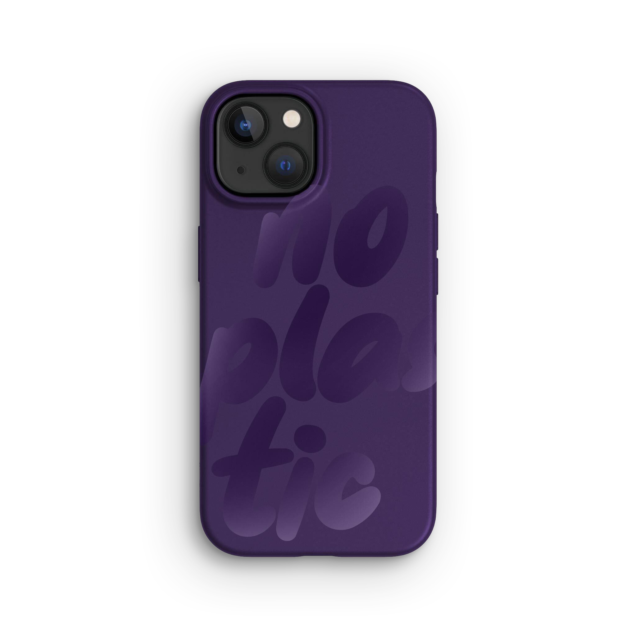 Hoesje iPhone 15, No Plastic Blackberry Purple