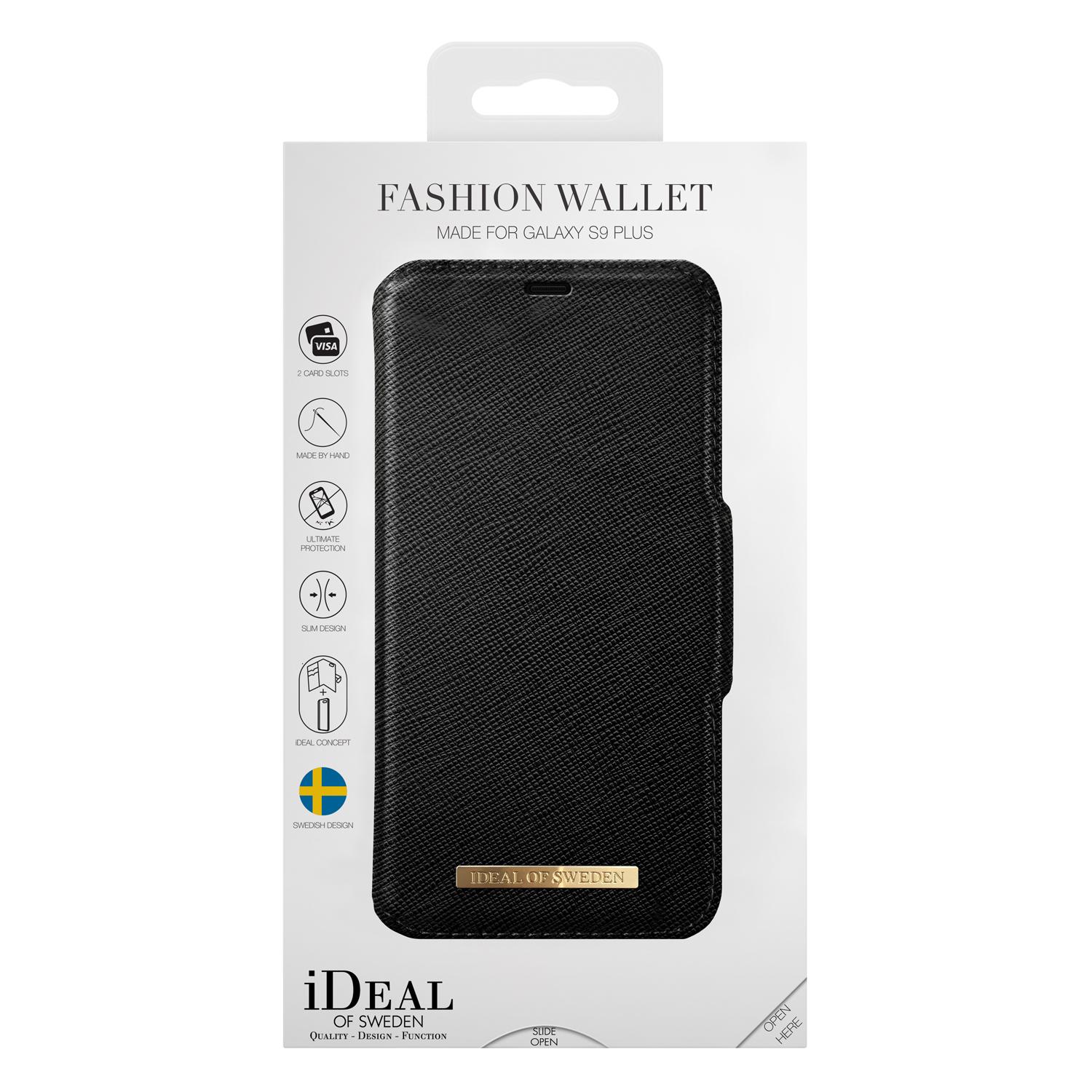 Fashion Wallet Samsung Galaxy S9 Plus Zwart