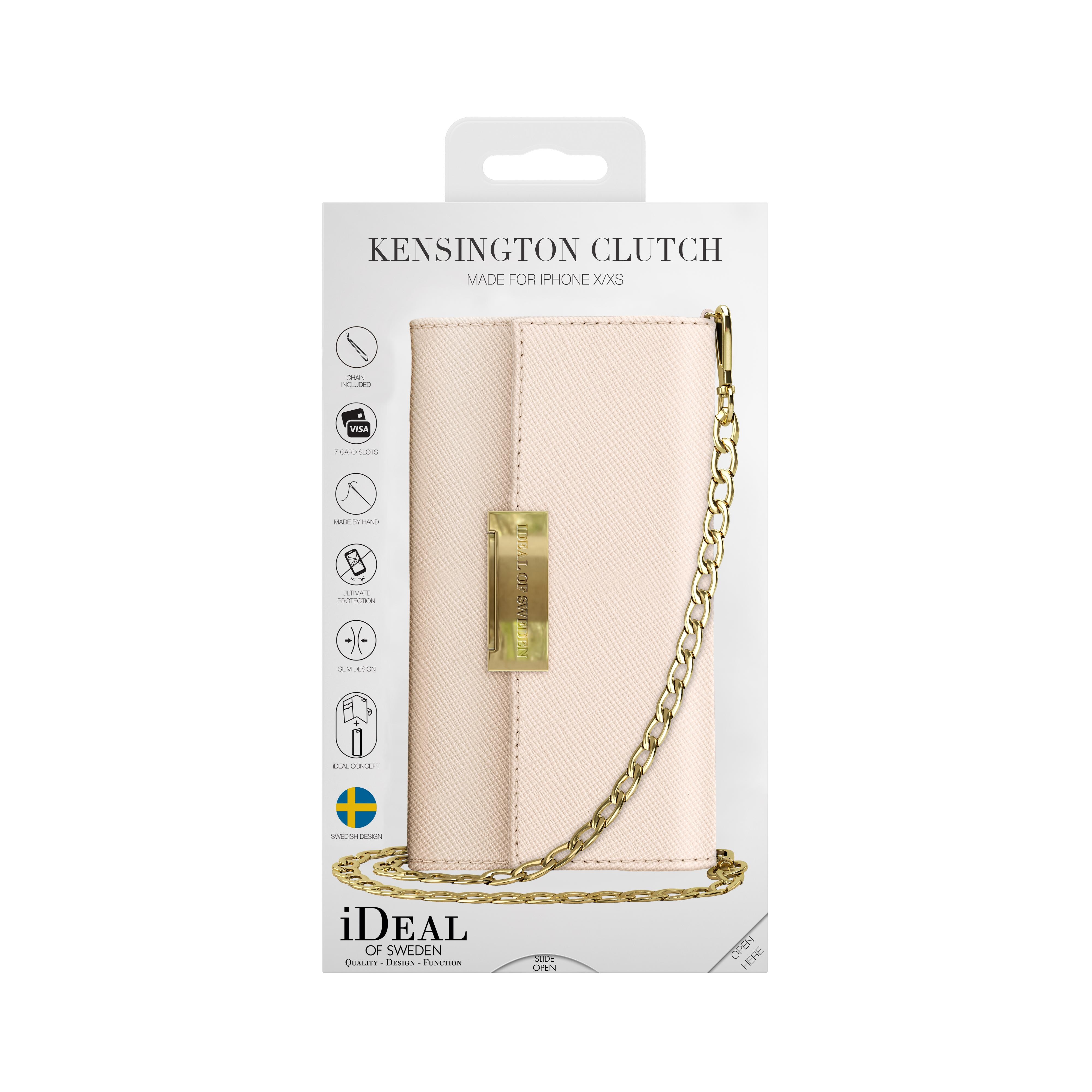 Kensington Clutch iPhone X/XS Beige