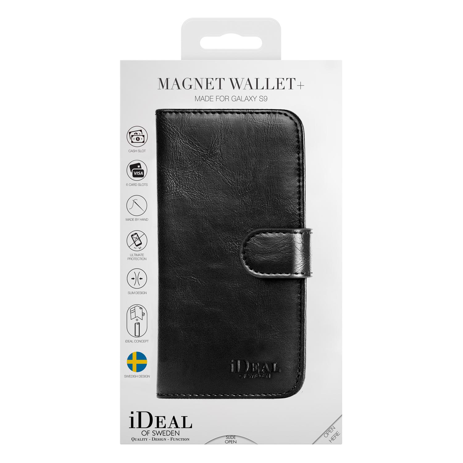 Magnet Wallet+ Samsung Galaxy S9 Zwart