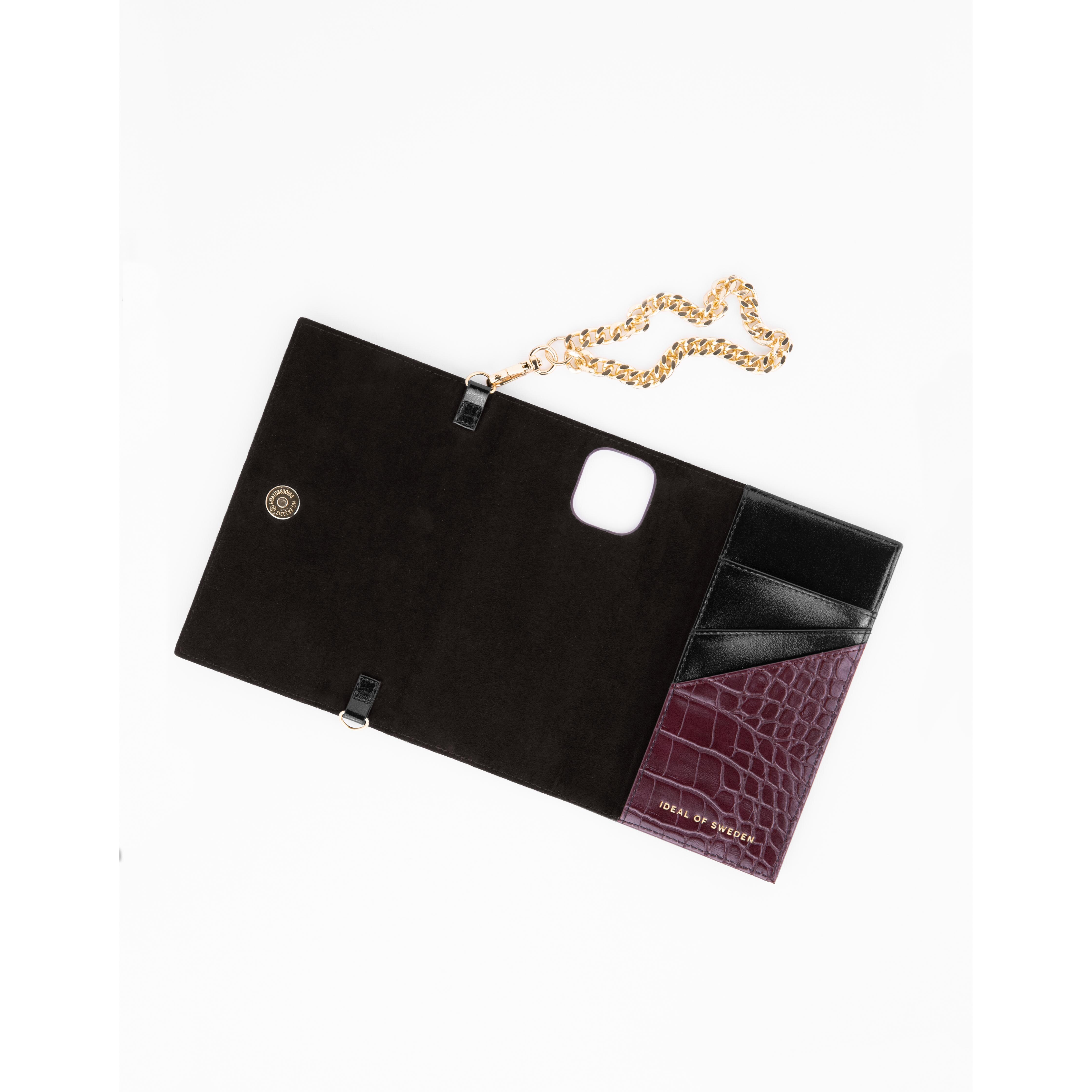 Studio Clutch iPhone 12 Mini Plum Croco