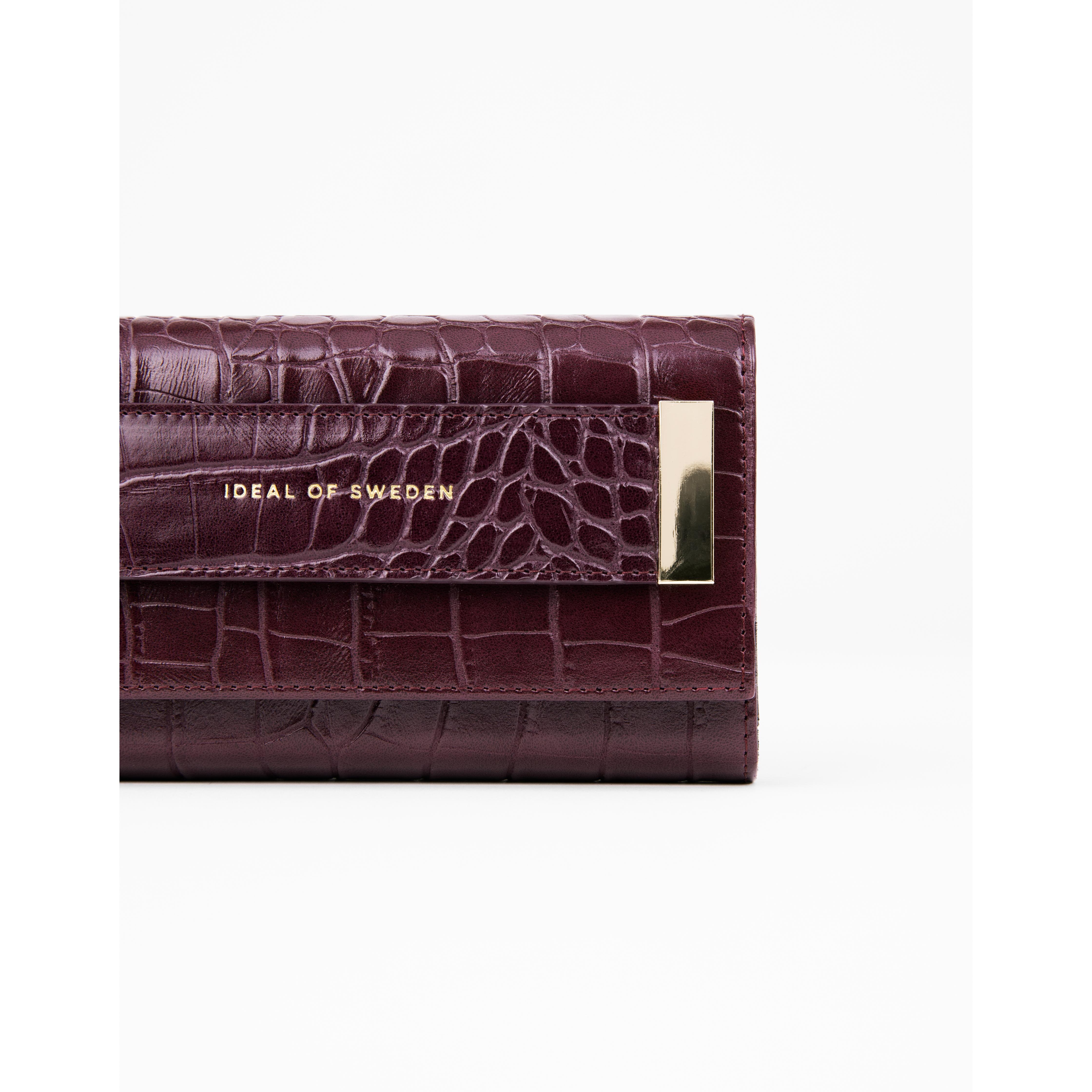 Studio Clutch iPhone 12 Mini Plum Croco