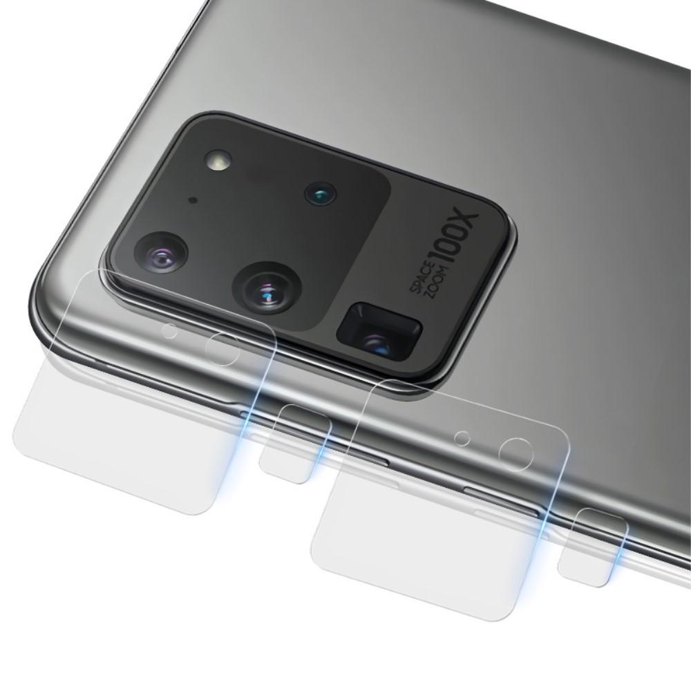 2-pack Gehard Glas Camera Protector Samsung Galaxy S20 Ultra