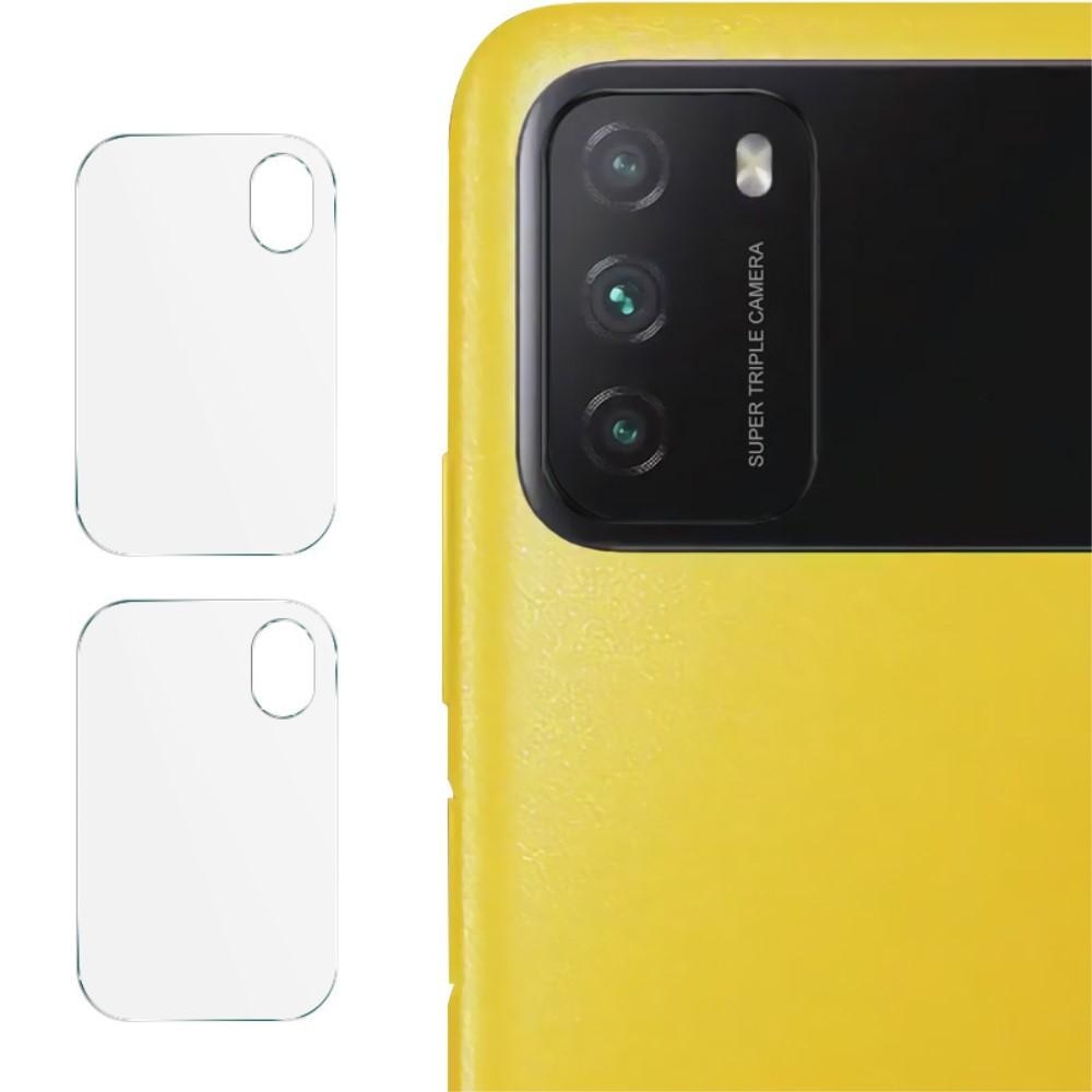 2-pack Gehard Glas Camera Protector Xiaomi Poco M3