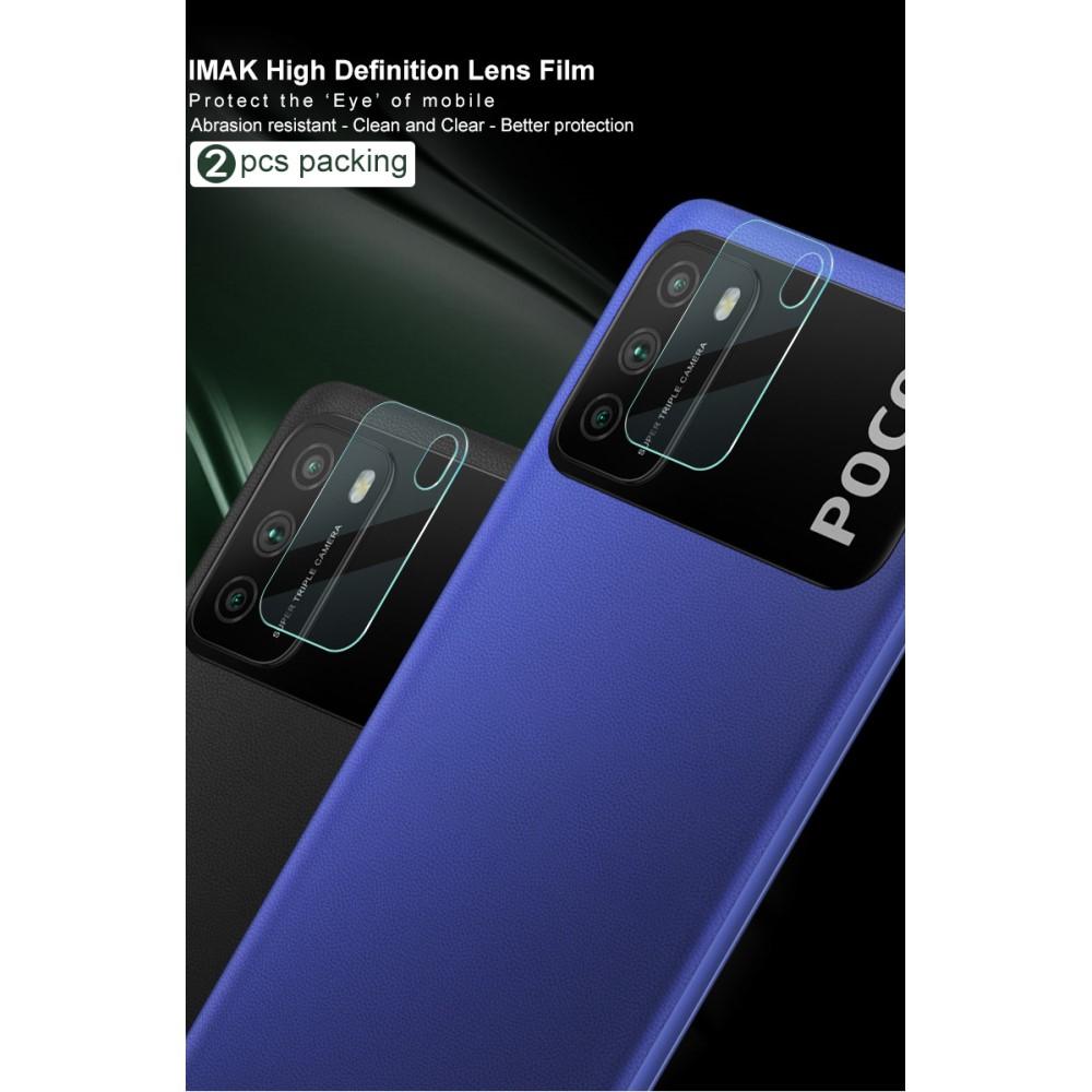 2-pack Gehard Glas Camera Protector Xiaomi Poco M3