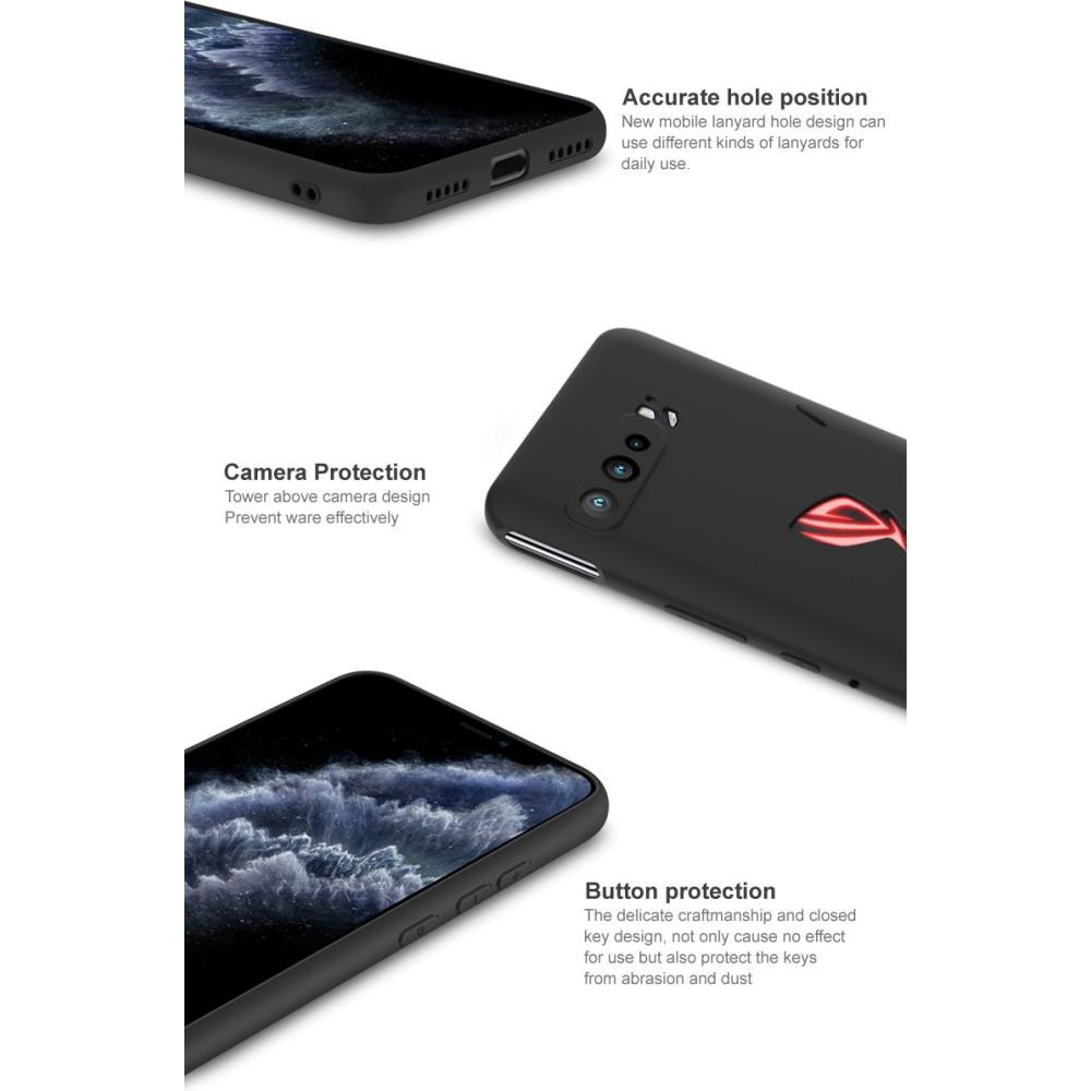Frosted TPU Asus ROG Phone 3 Zwart