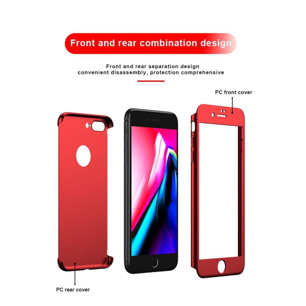 Full Protection Case iPhone 8 Plus Red