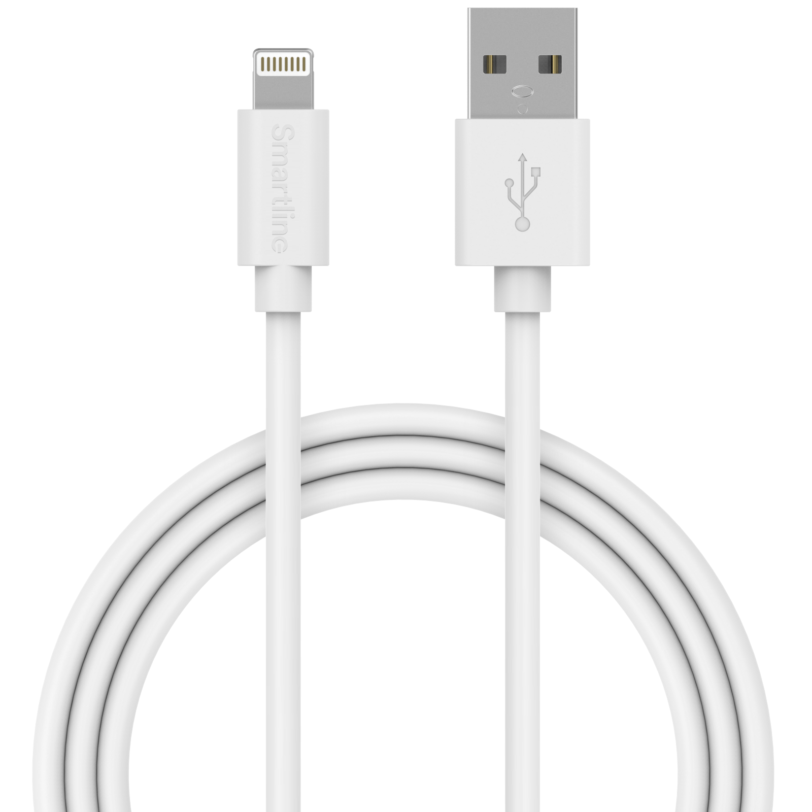 USB-kabel Lightning 3m Wit