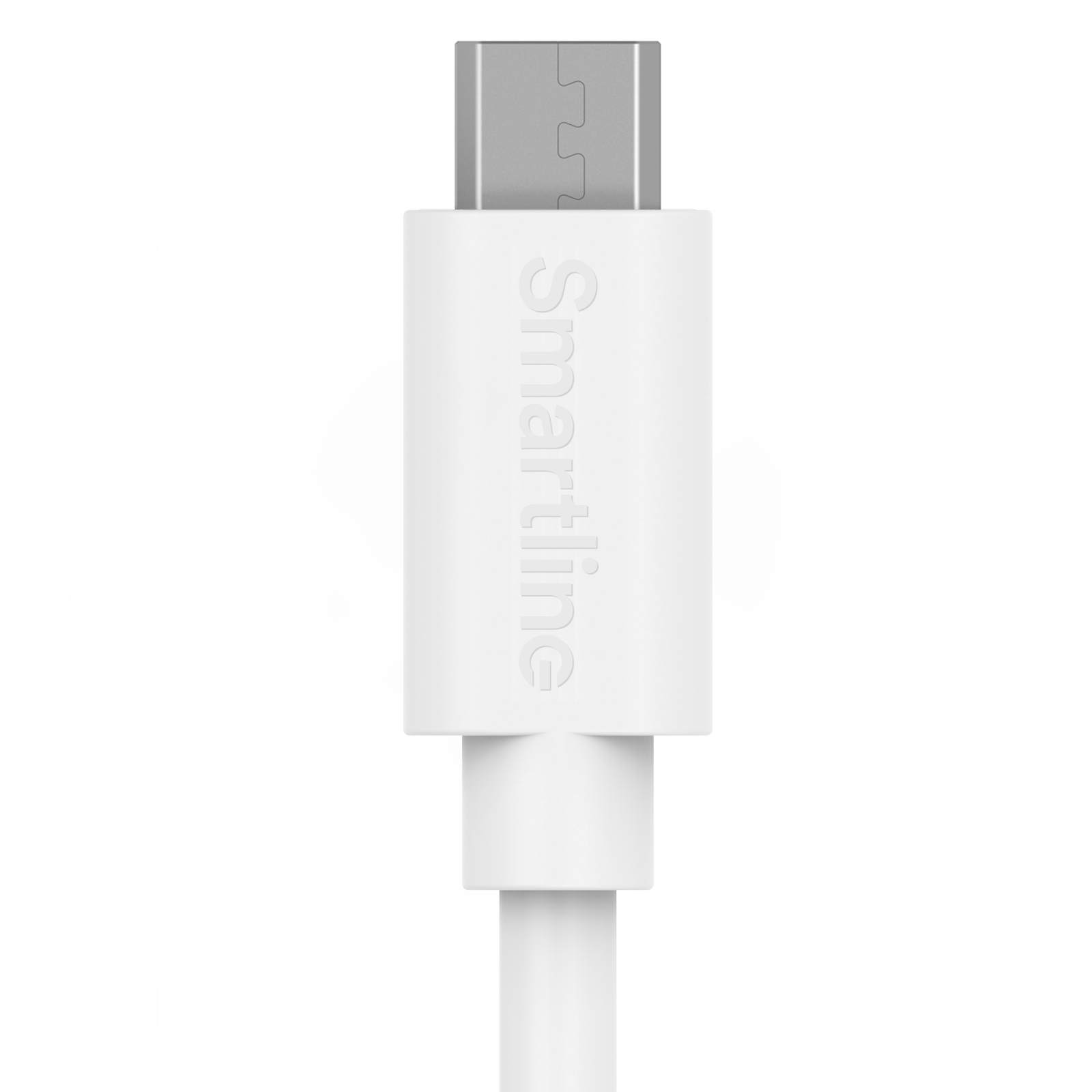 USB-kabel MicroUSB 1m Wit