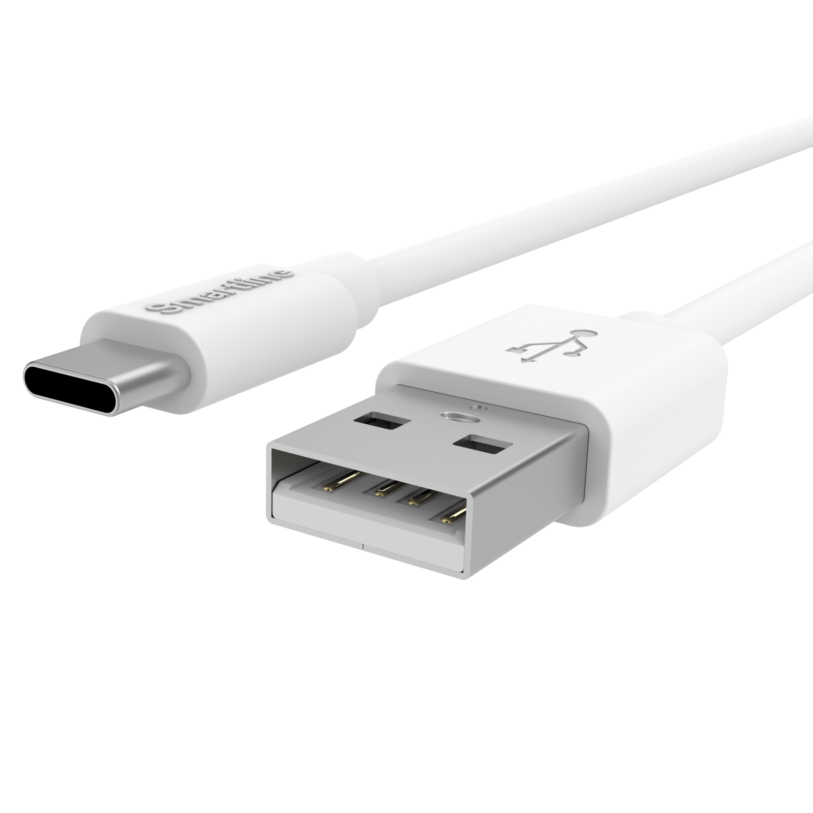 USB-kabel USB-C 3m Wit