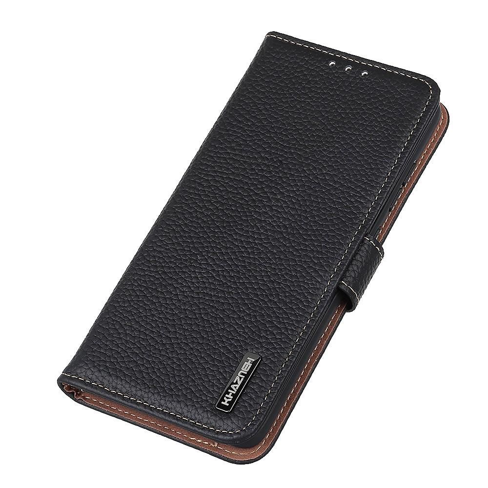 Real Leather Wallet Xiaomi Mi 10T/10T Pro Zwart