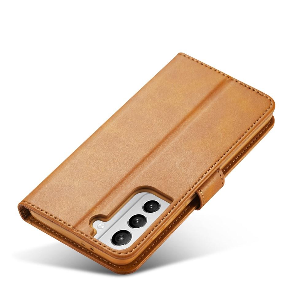 Bookcover hoesje Samsung Galaxy S21 Cognac