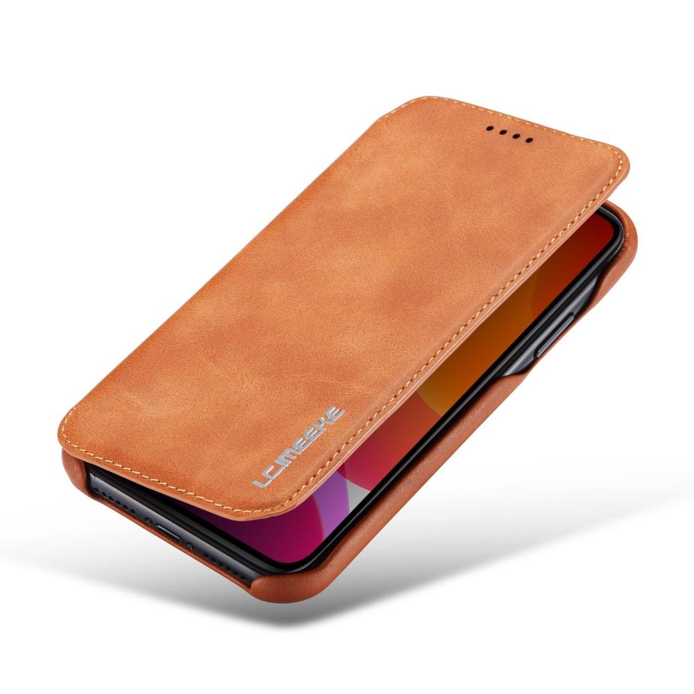 Slim Bookcover hoesje iPhone 11 Cognac