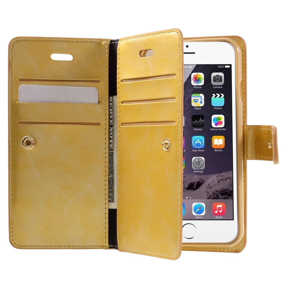 Mansoor Wallet Diary Case iPhone 7/8/SE Goud
