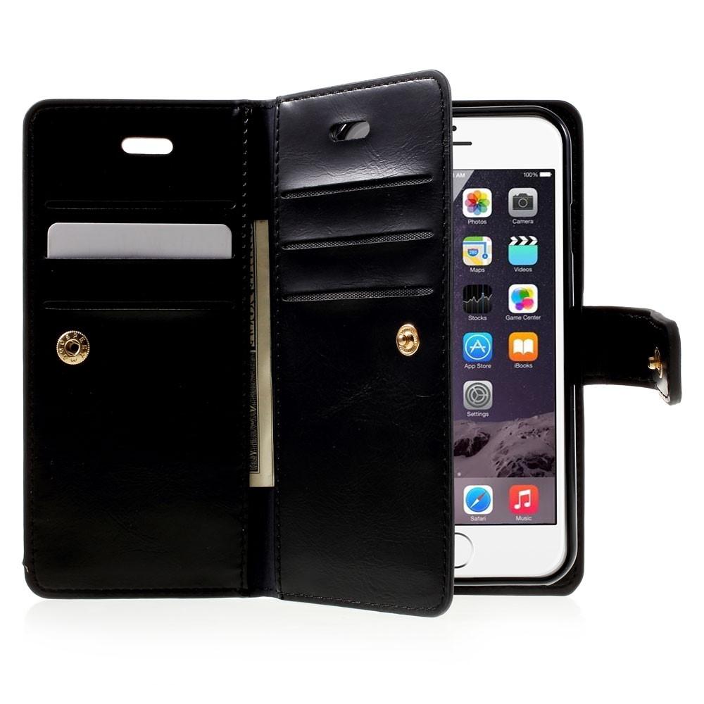 Mansoor Wallet Diary Case iPhone 7/8/SE Zwart