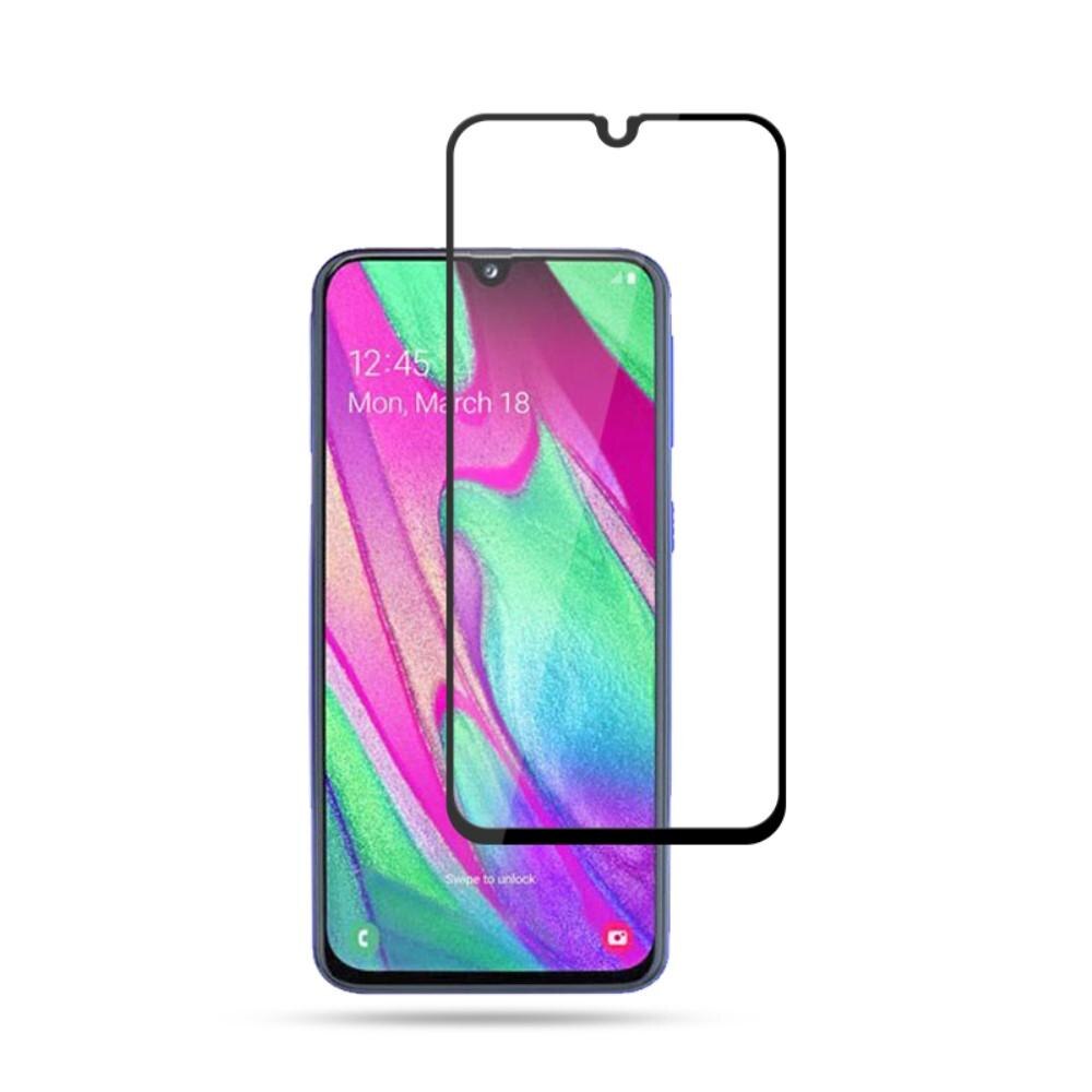 Full-cover Gehard Glas Samsung Galaxy A40 Zwart