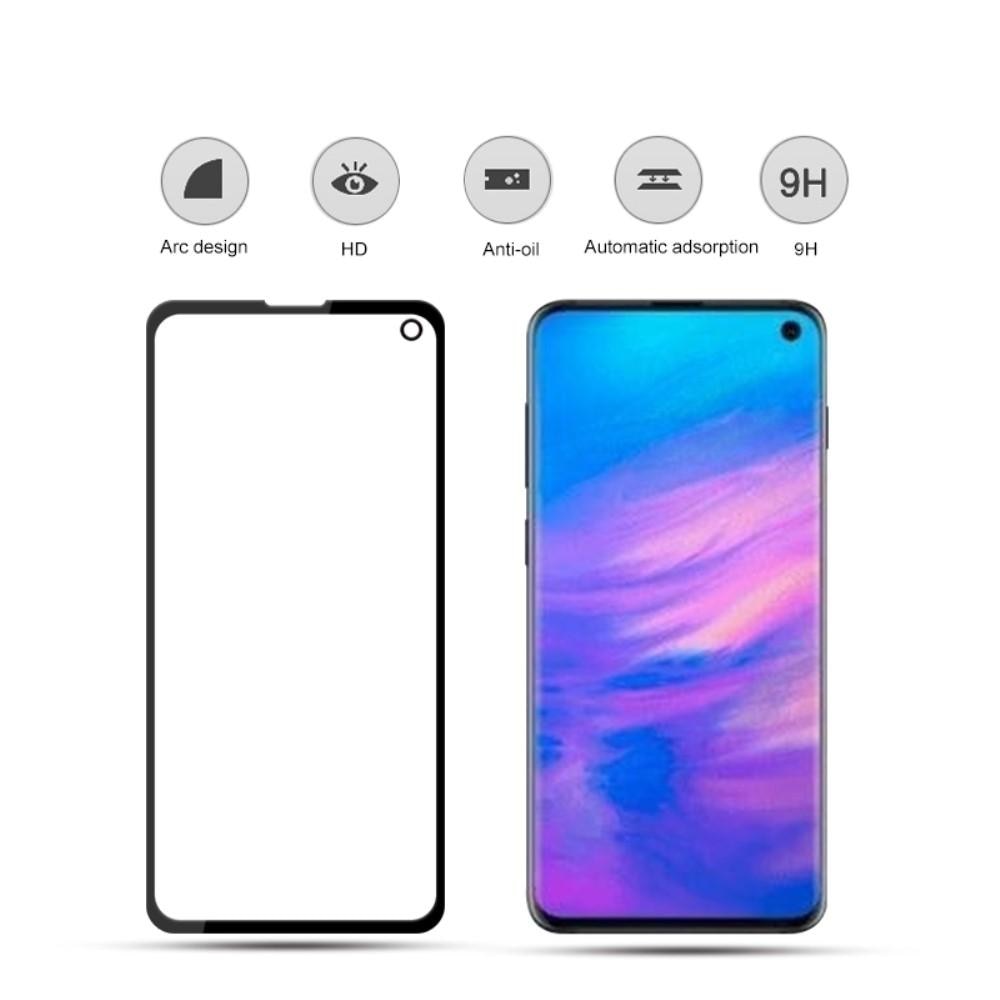 Full-cover Gehard Glas Samsung Galaxy S10e Zwart