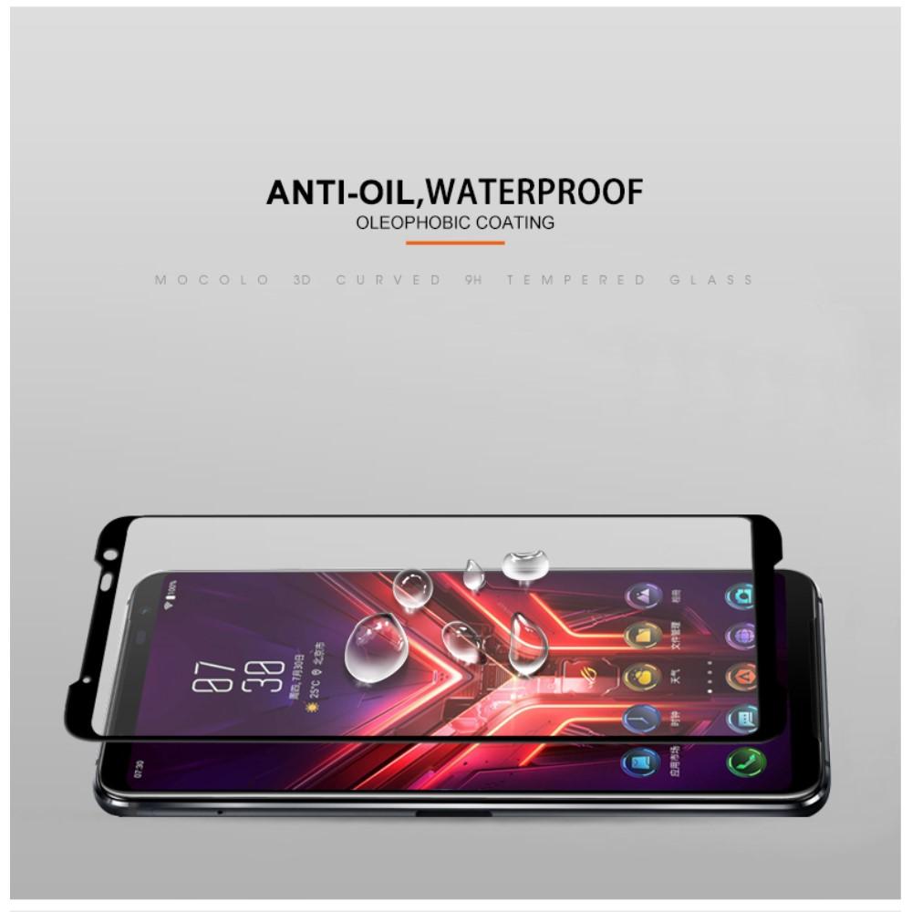 Full-cover Gehard Glas Asus ROG Phone 3 Zwart