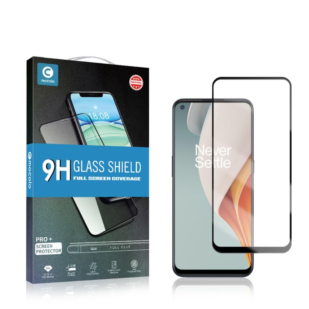 Full-cover Gehard Glas OnePlus Nord N10 5G Zwart