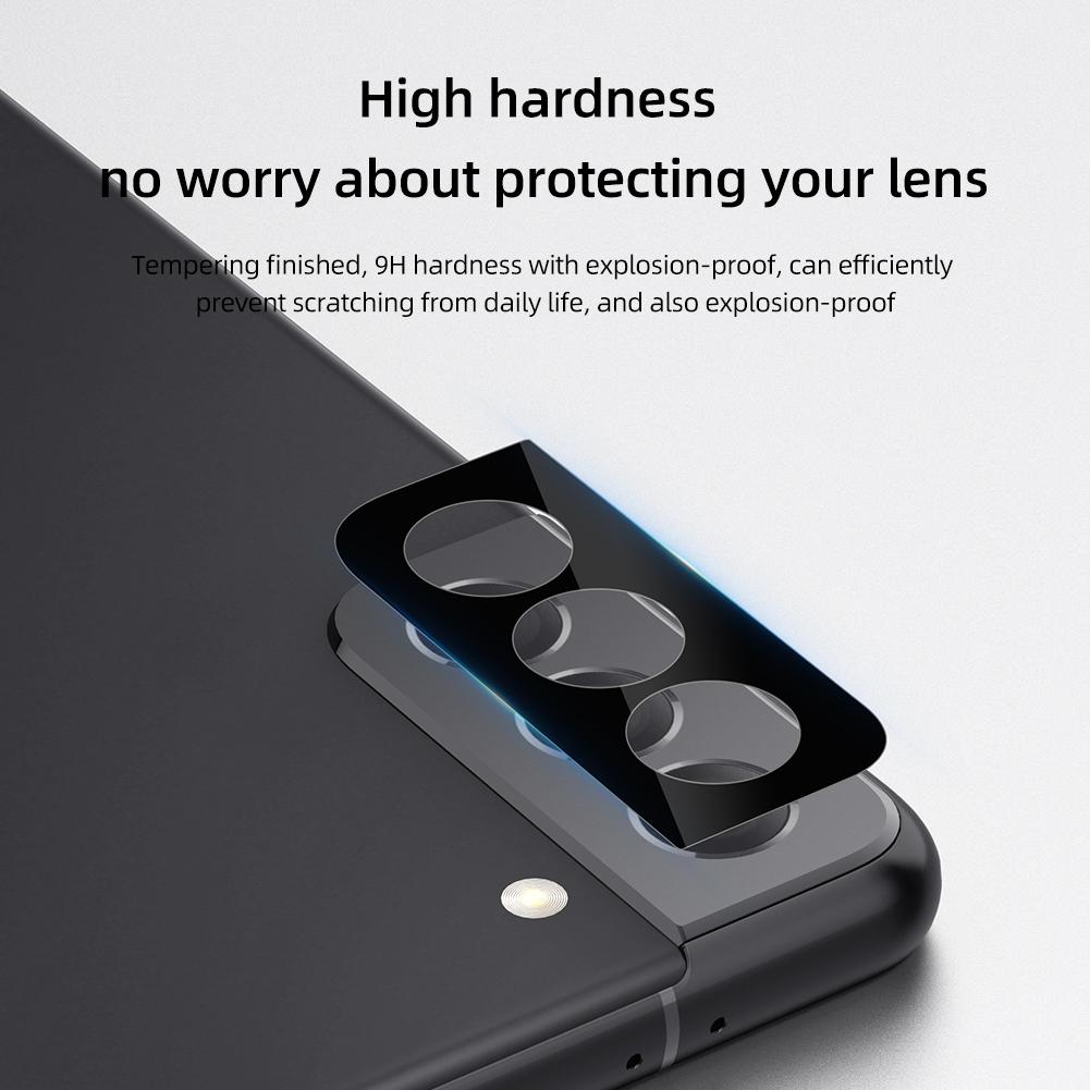 0.22mm Invisifilm Camera Protector (2-pack) Samsung Galaxy S21 Zwart