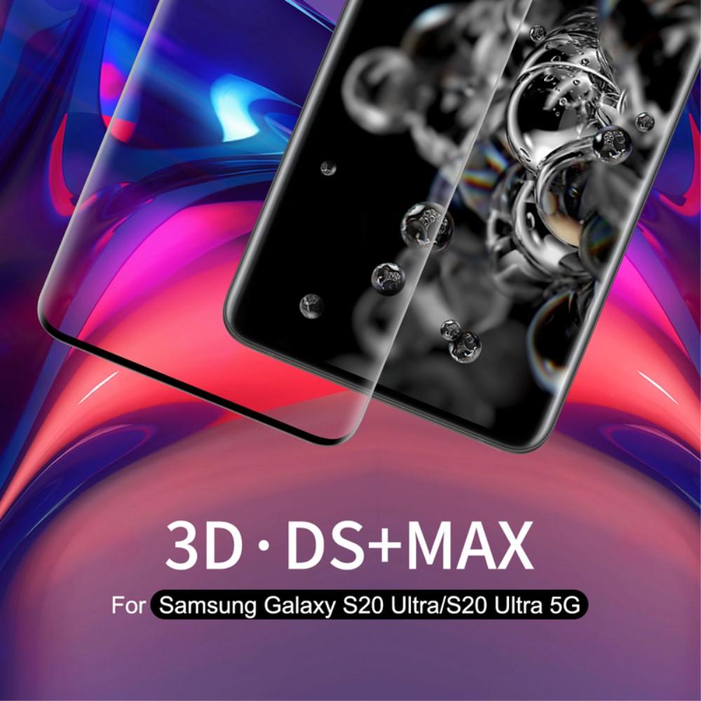 3D DS+MAX Curved Glass Samsung Galaxy S20 Ultra Zwart