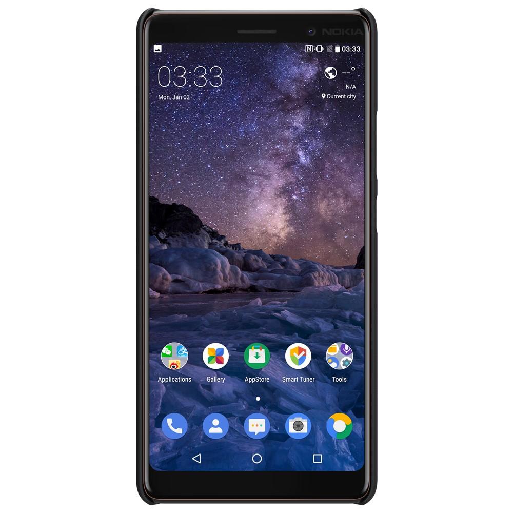 Super Frosted Shield Nokia 7 Plus Zwart