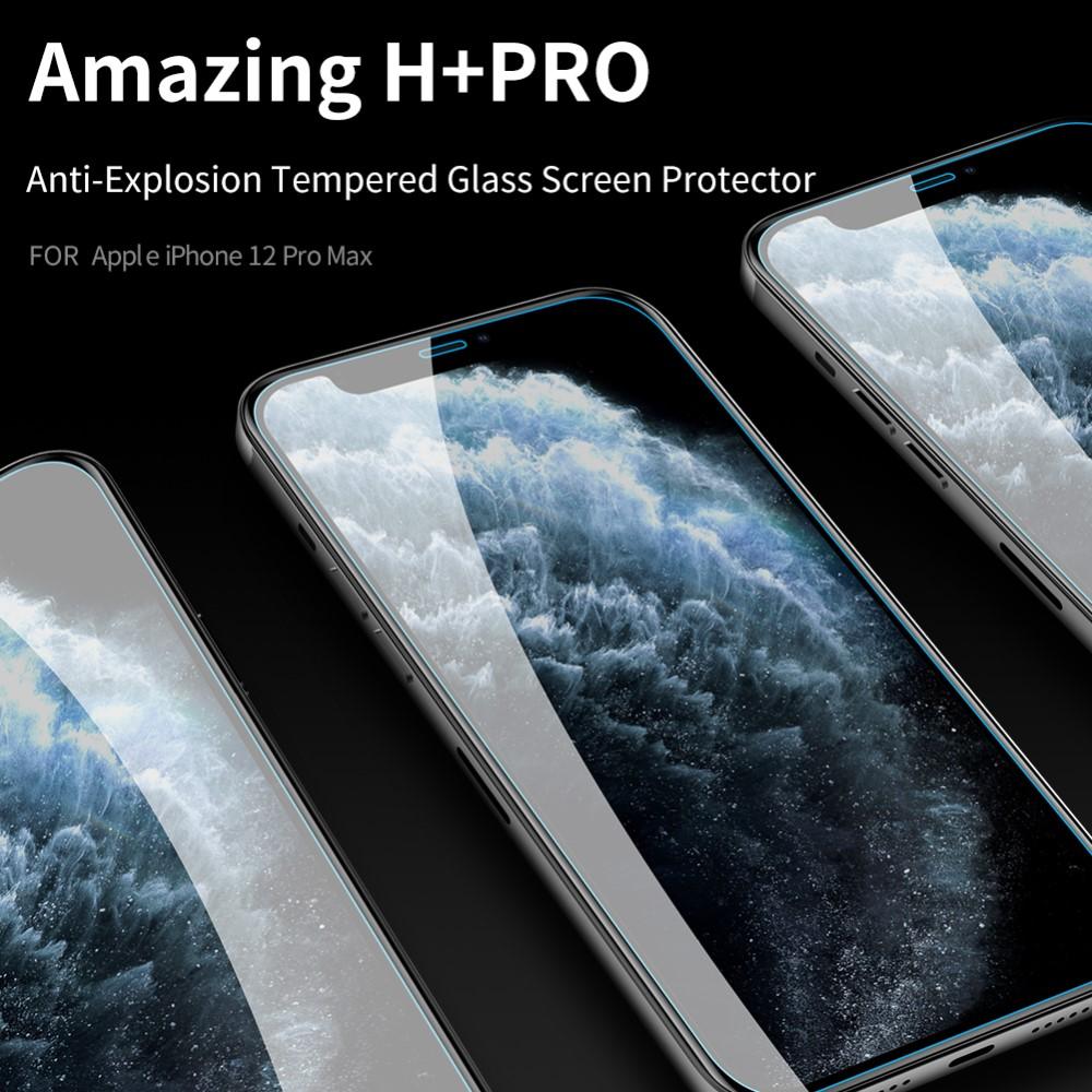 Amazing H+PRO Screenprotector Gehard Glas iPhone 12 Pro Max