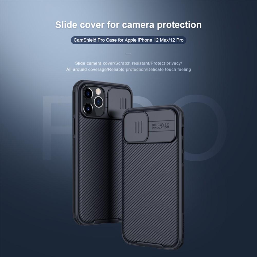 CamShield Case iPhone 12 Pro Max Zwart