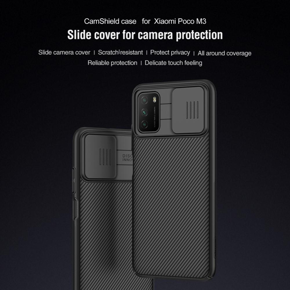 CamShield Case Xiaomi Poco M3 Zwart