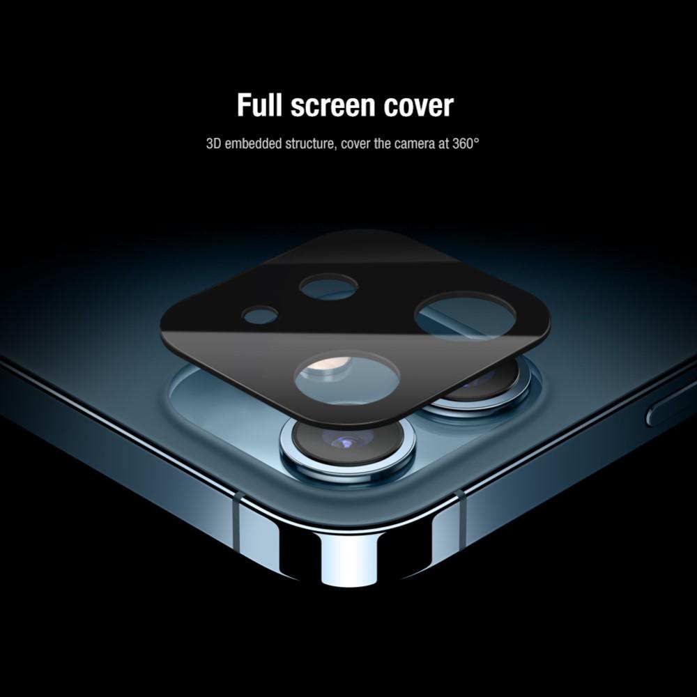 2-in-1 Screenprotector & Camera Protector iPhone 12 Zwart